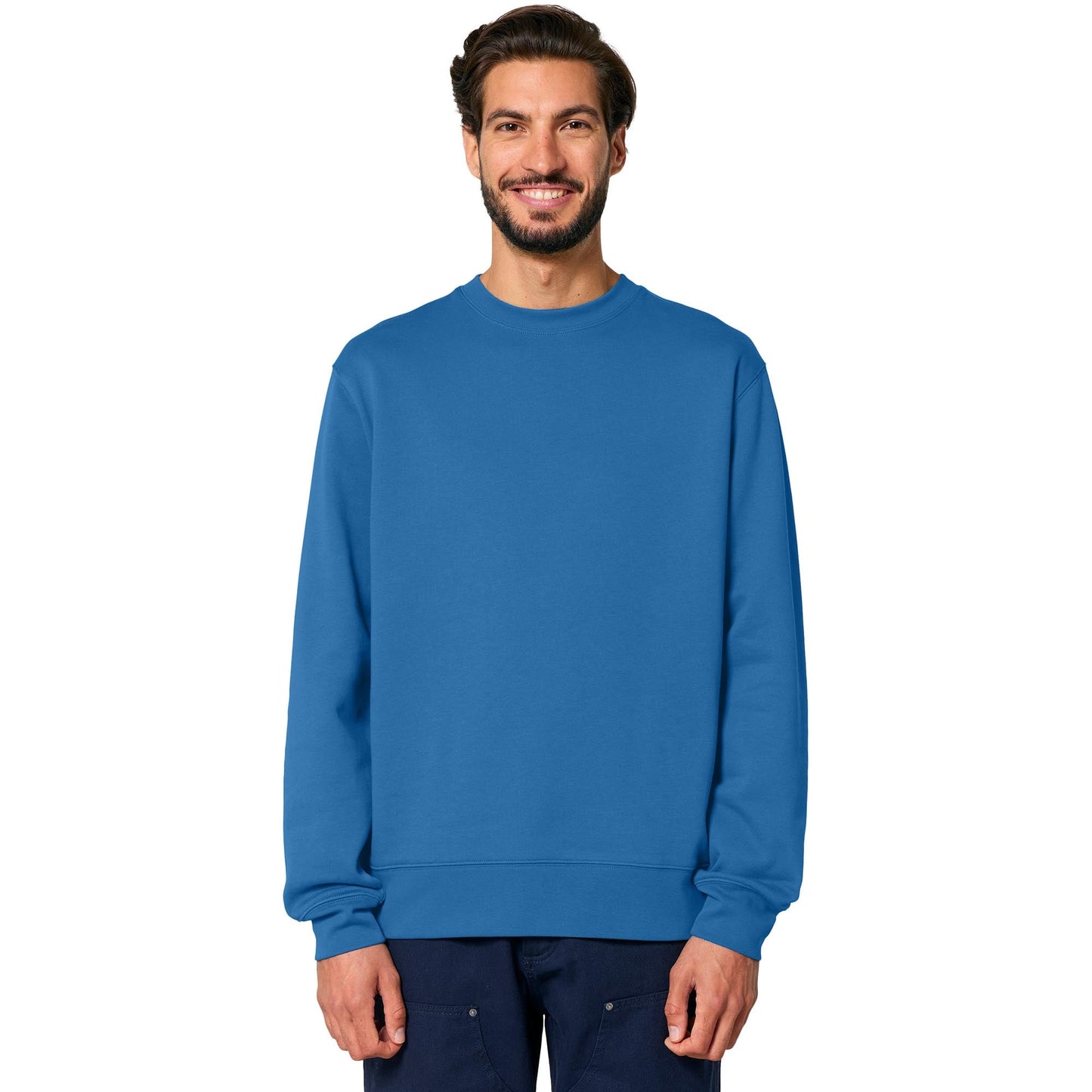 Black Sweatshirts - Stanley/Stella - Cozy Crewneck