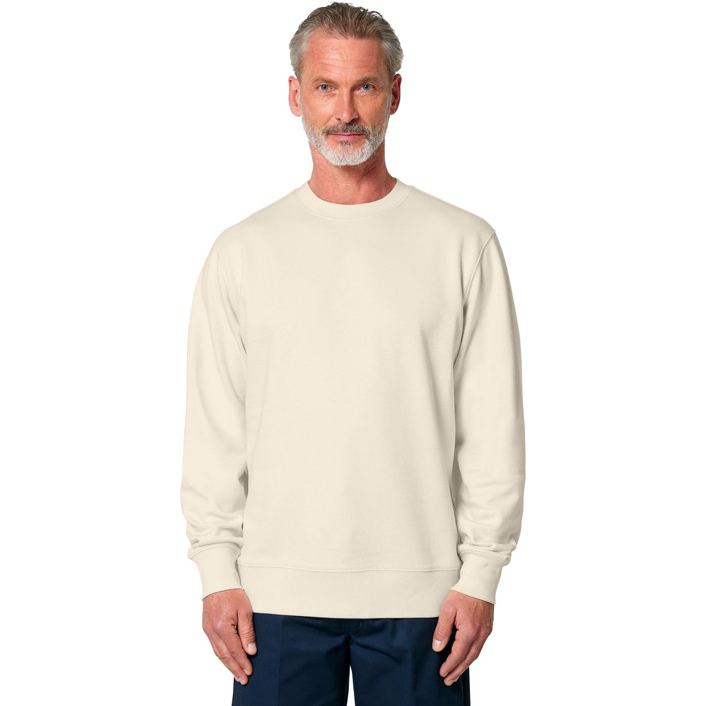 Black Sweatshirts - Stanley/Stella - Cozy Crewneck
