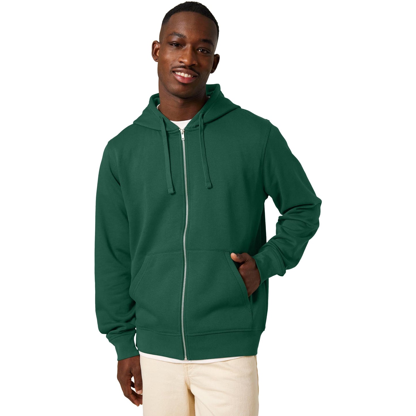 Black Zip Hoodie - Stanley/Stella - Eco-Friendly Style