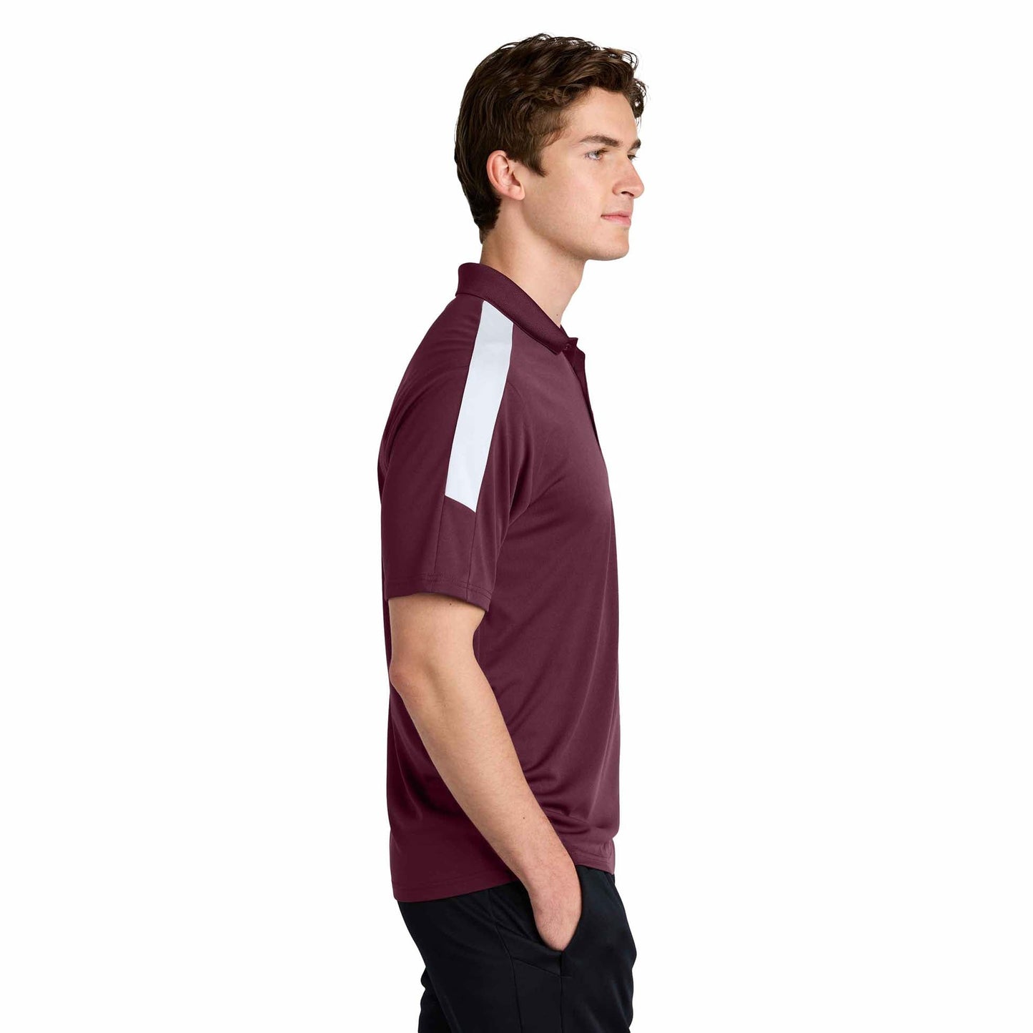 Black/Gold Polo Shirts - Sport-Tek - Stylish Moisture-Wicking