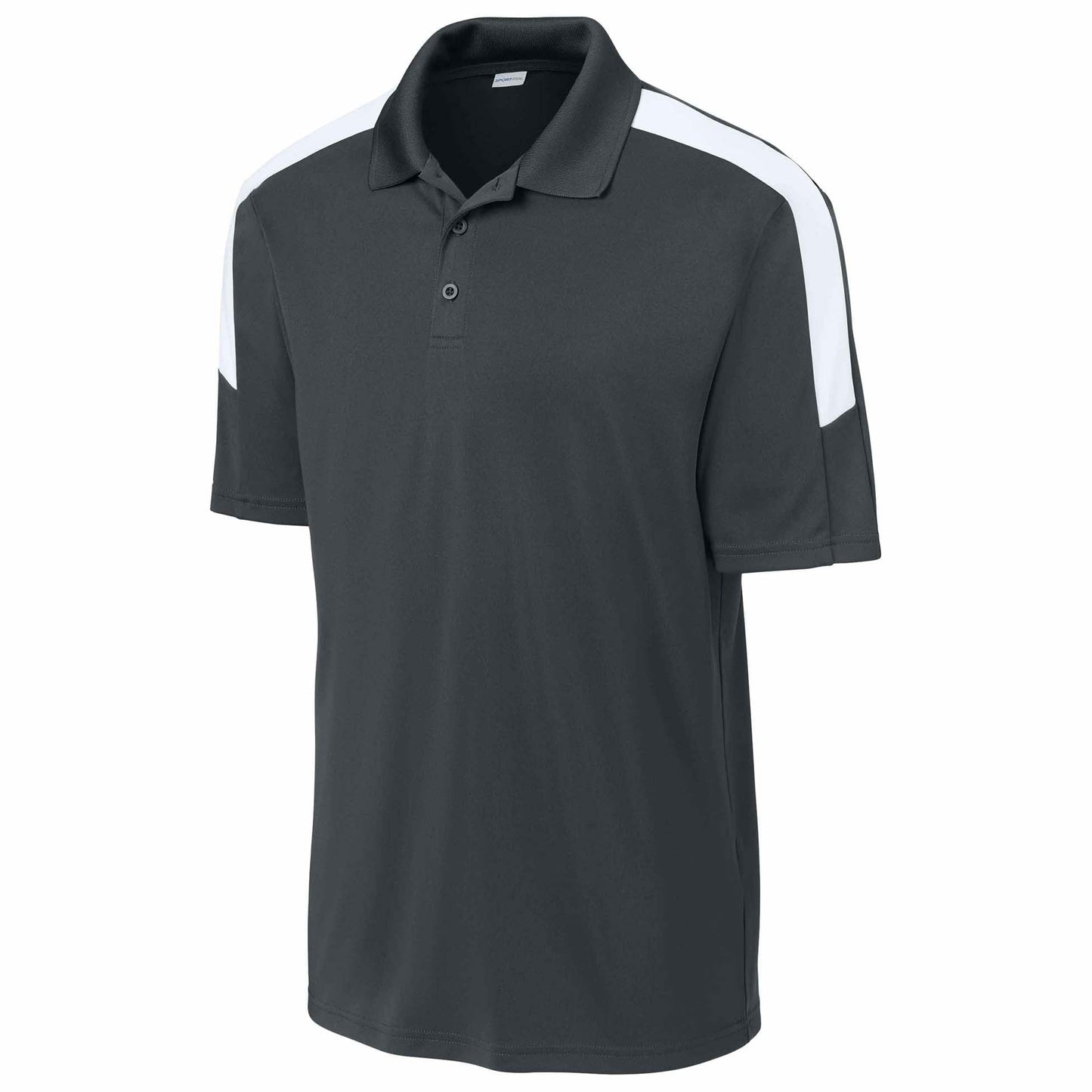 Black/Gold Polo Shirts - Sport-Tek - Stylish Moisture-Wicking