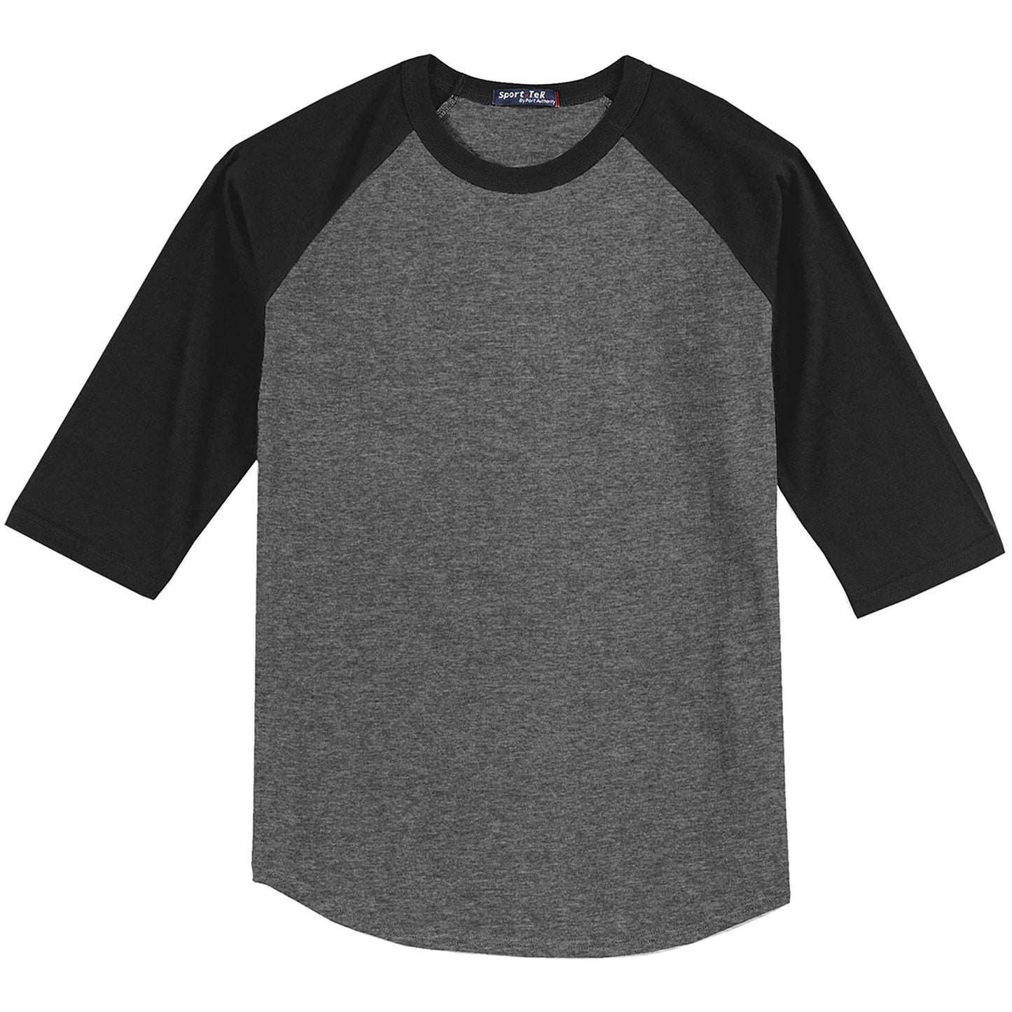 White/Deep Orange Jersey - Sport-Tek - Soft Cotton