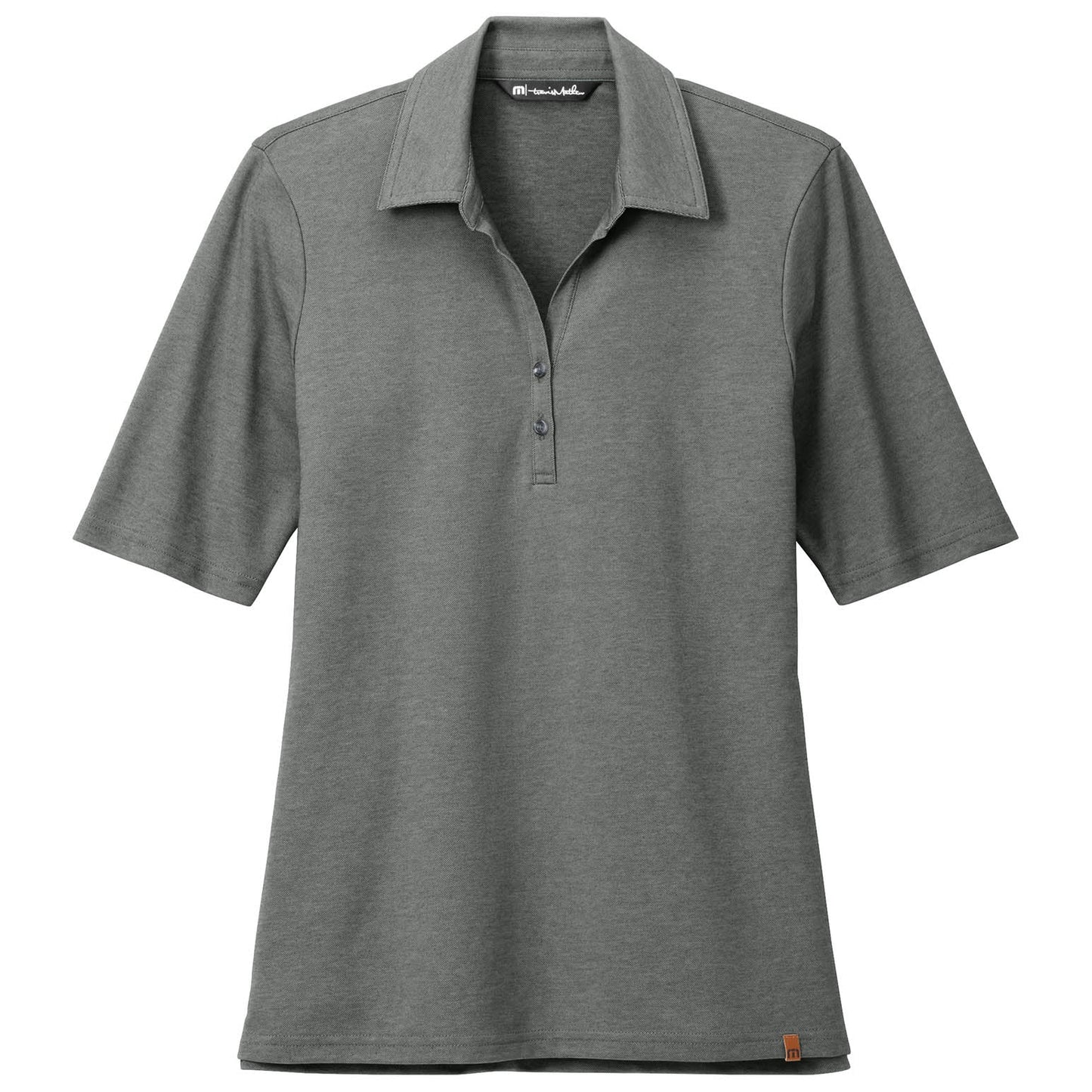 Black Heather Polo Shirt - TravisMathew - Stylish Comfort