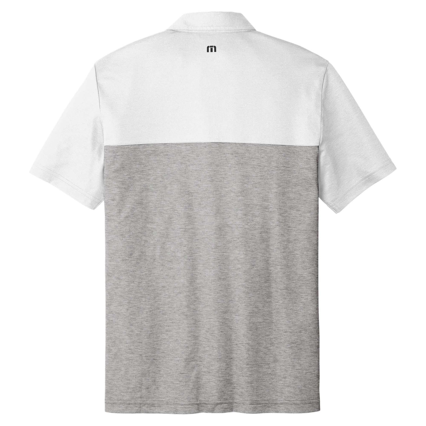 Black Heather Polo Shirt - TravisMathew - Colorblocked Design