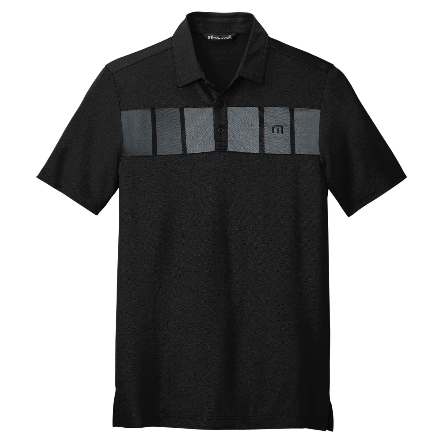 Black Polo Shirts - TravisMathew - Colorblocked Style