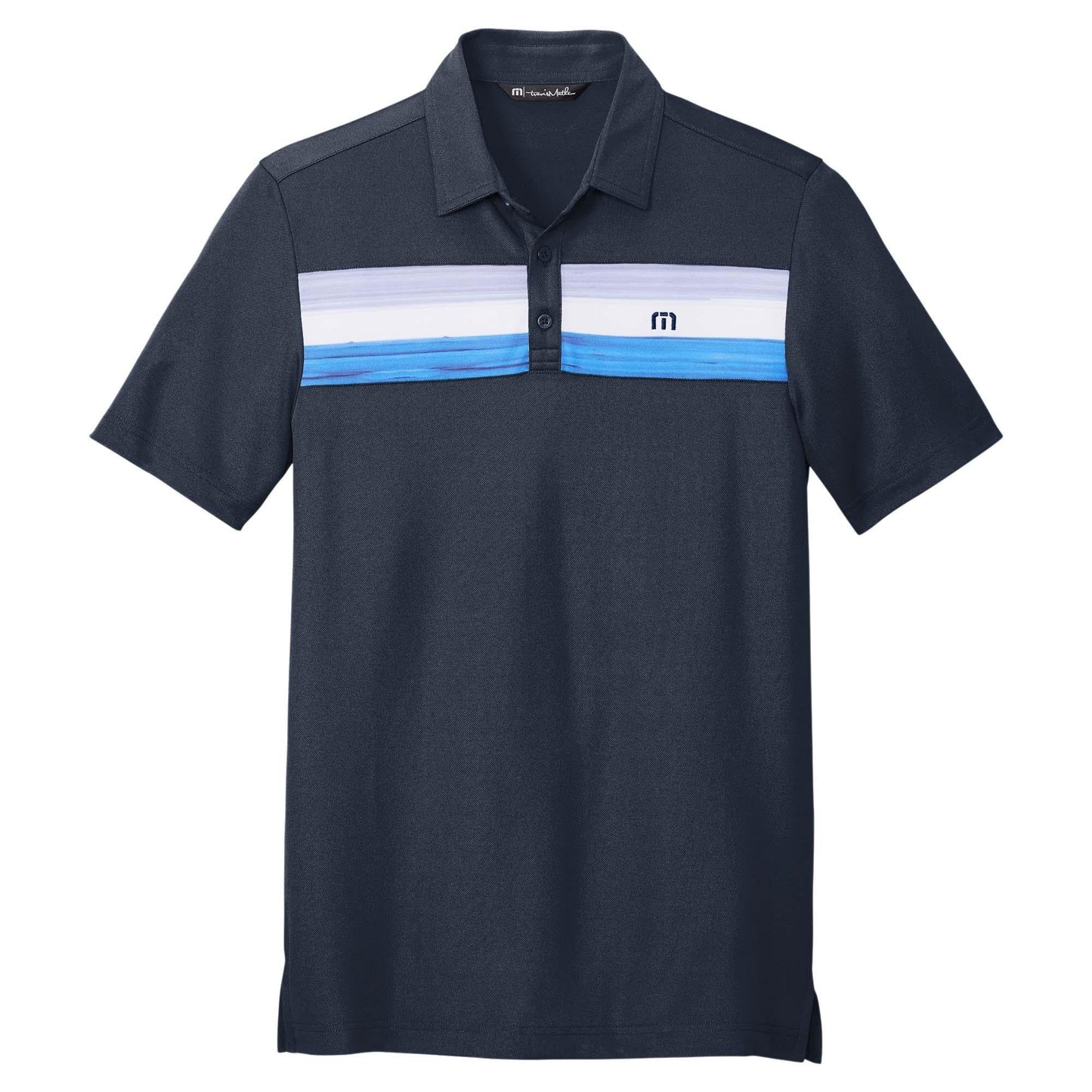 Black Polo Shirts - TravisMathew - Colorblocked Style