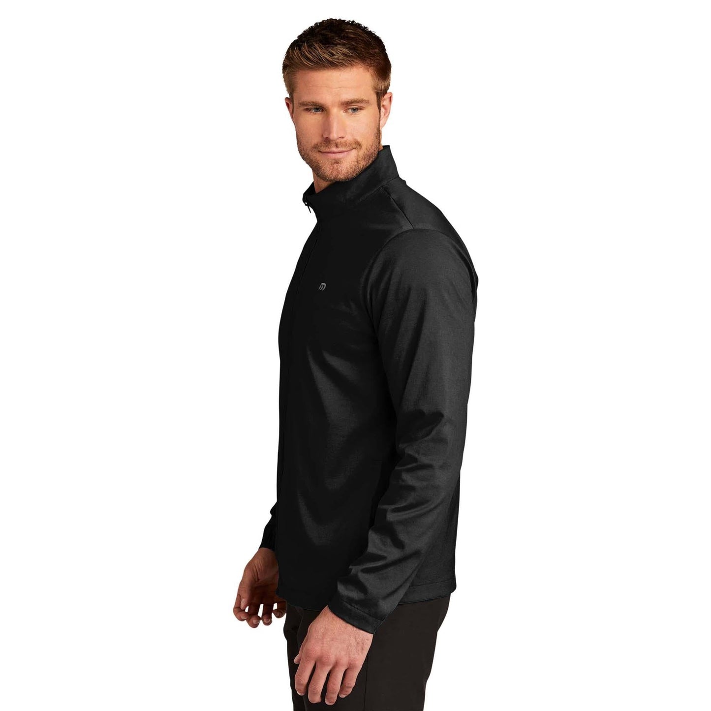 Black Sweatshirts - TravisMathew - Stylish Full-Zip Jacket