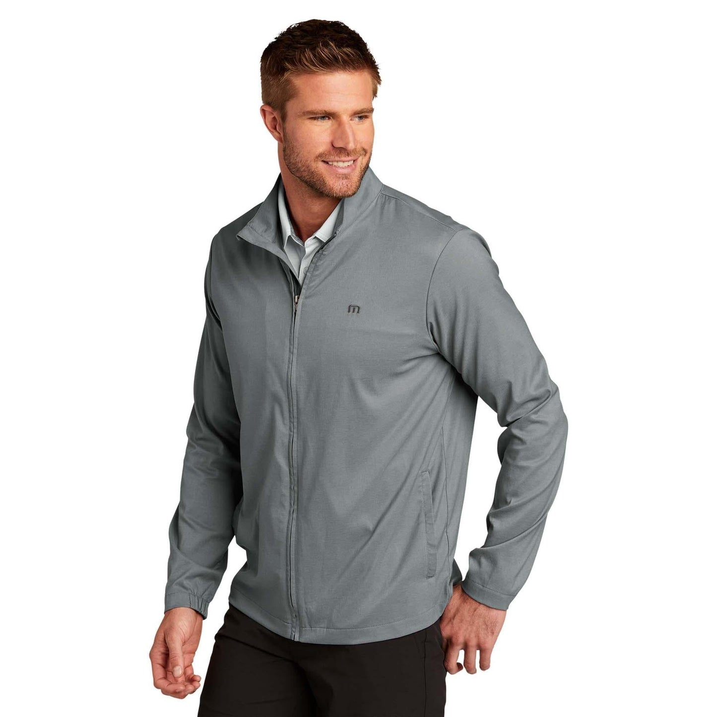 Black Sweatshirts - TravisMathew - Stylish Full-Zip Jacket