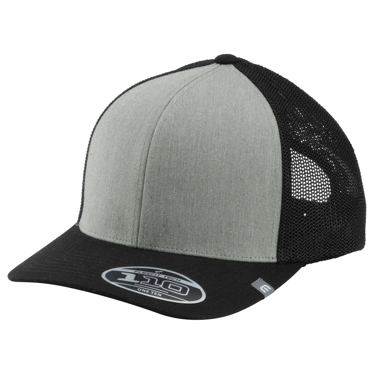 Heather Grey/Black Ball Cap - TravisMathew - Colorblock Design