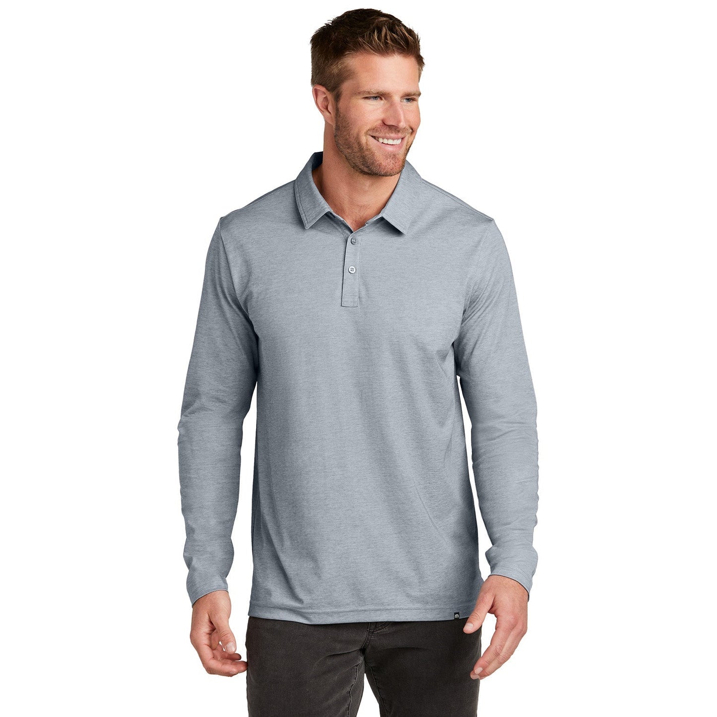 Black Heather Polo Shirt - TravisMathew - Premium Fabric