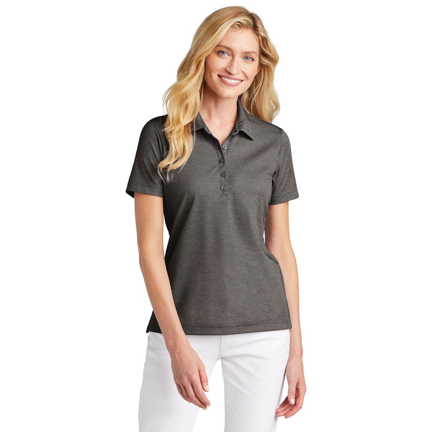 Black Heather Polo - TravisMathew - Stylish Design