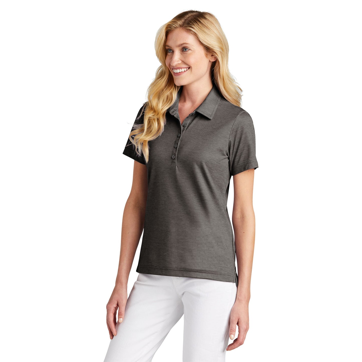 Black Heather Polo - TravisMathew - Stylish Design