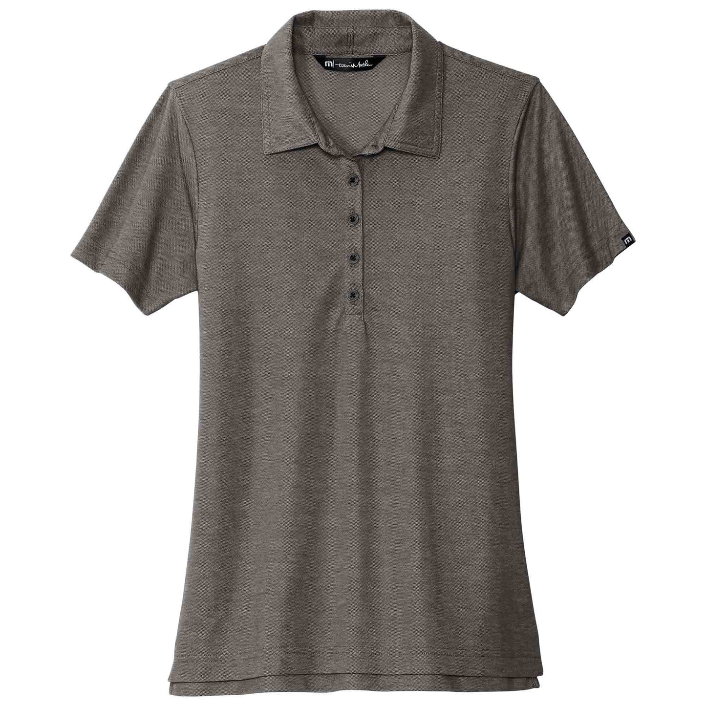 Black Heather Polo - TravisMathew - Stylish Design
