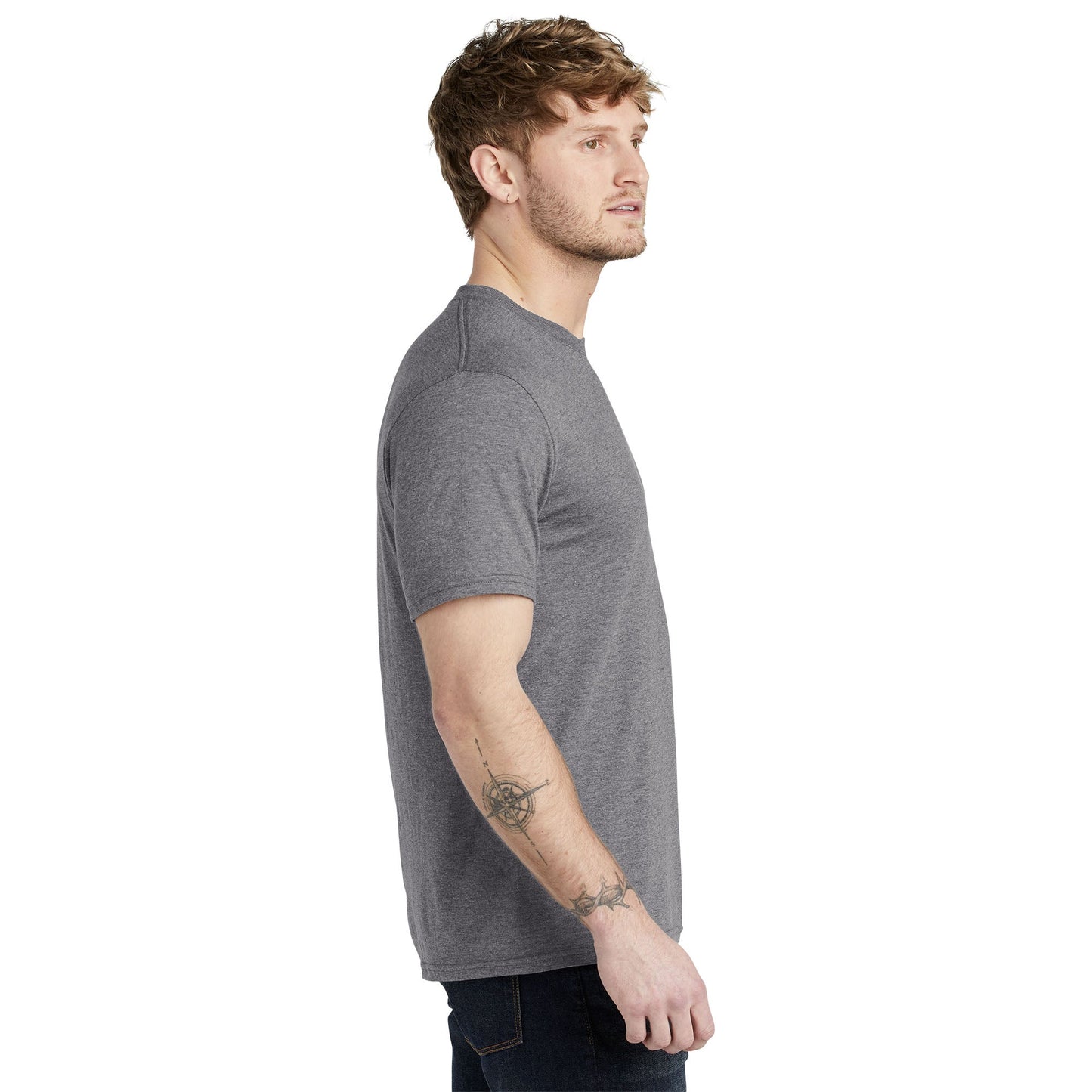 Deep Black Solid T-Shirts - Volunteer Knitwear - Cozy Tee