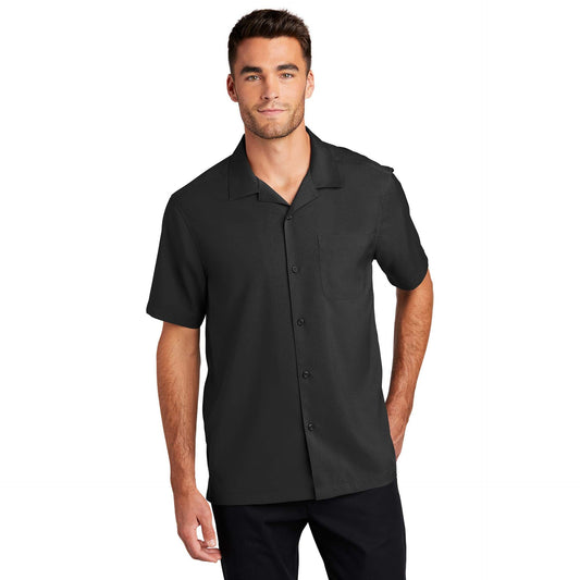 Black Performance Button Up Shirts - Port Authority - Stylish