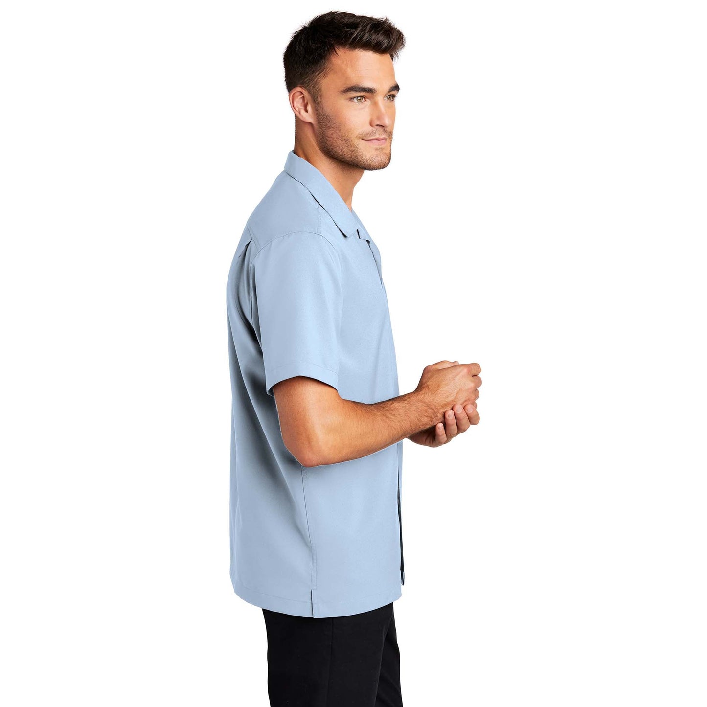 Black Performance Button Up Shirts - Port Authority - Stylish