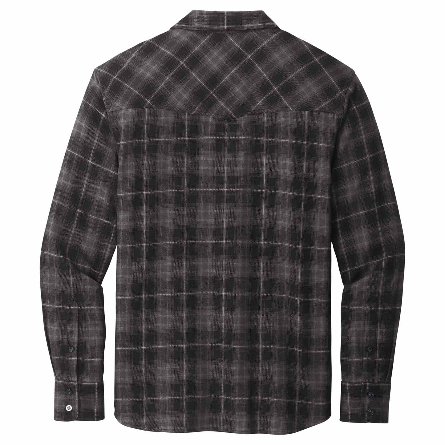 Deep Black Button Up Shirt - Port Authority - Soft Fabric