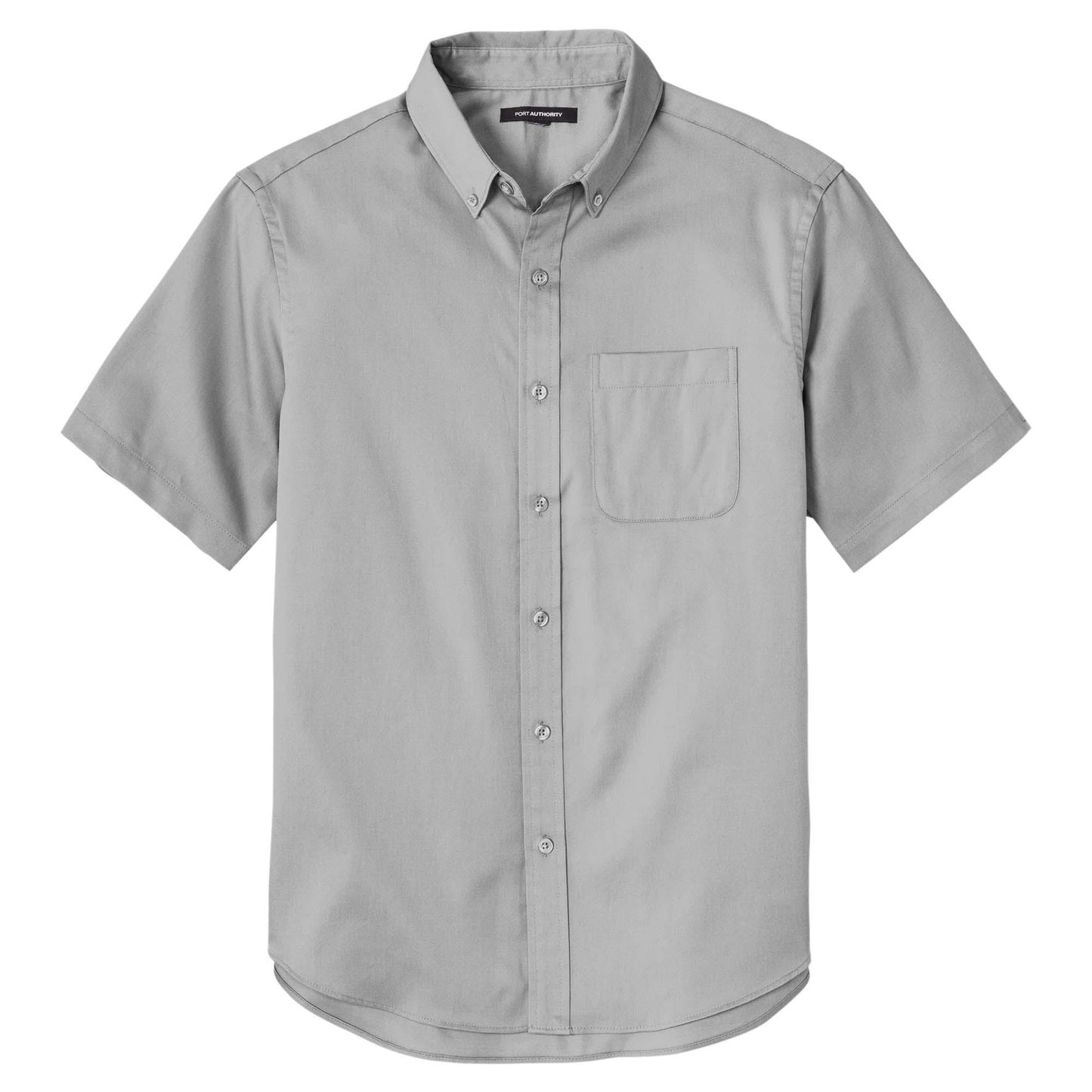 Burgundy Button Up Shirt - Port Authority - Wrinkle Resistant