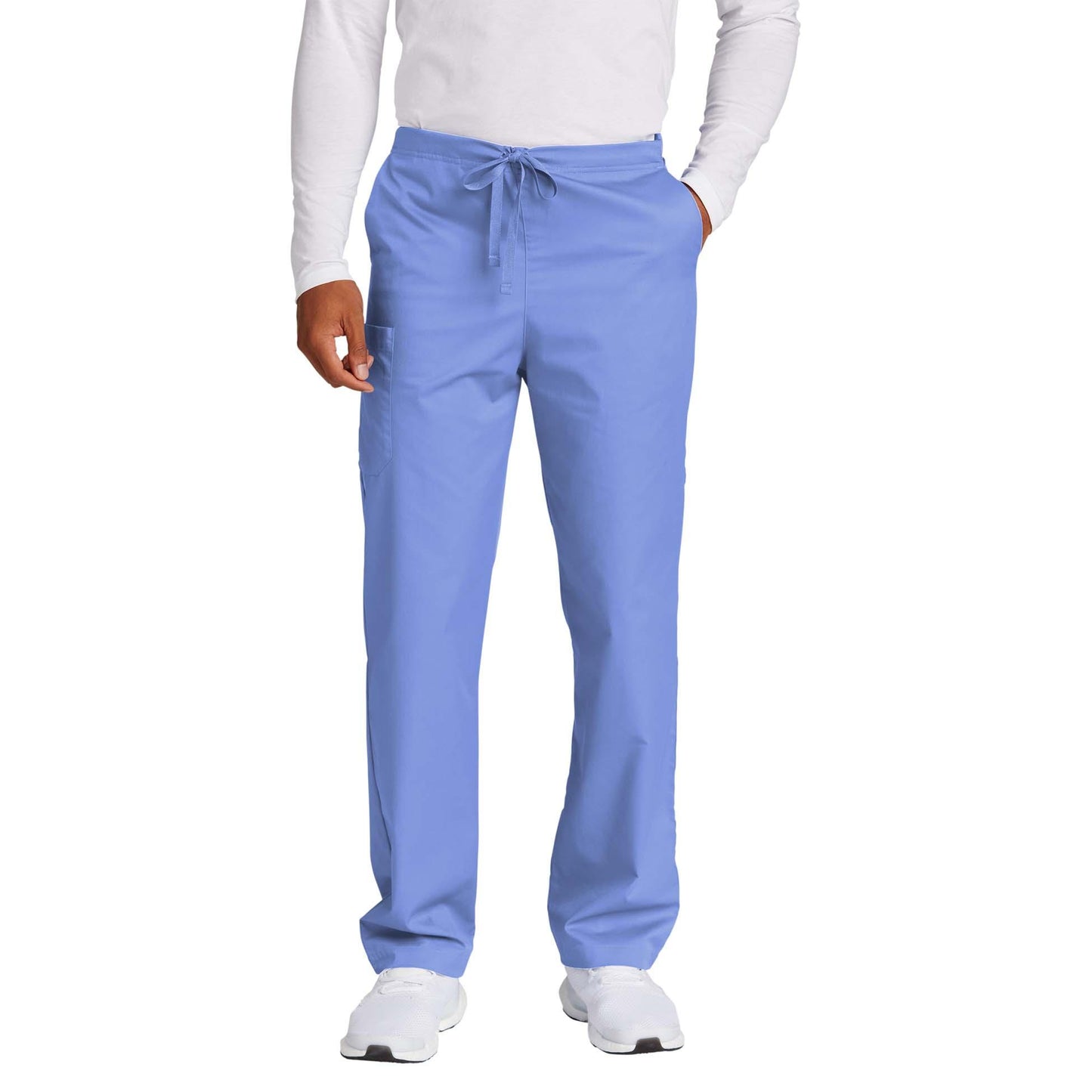 Black Scrub Pants - WonderWink - Comfortable Cargo Design
