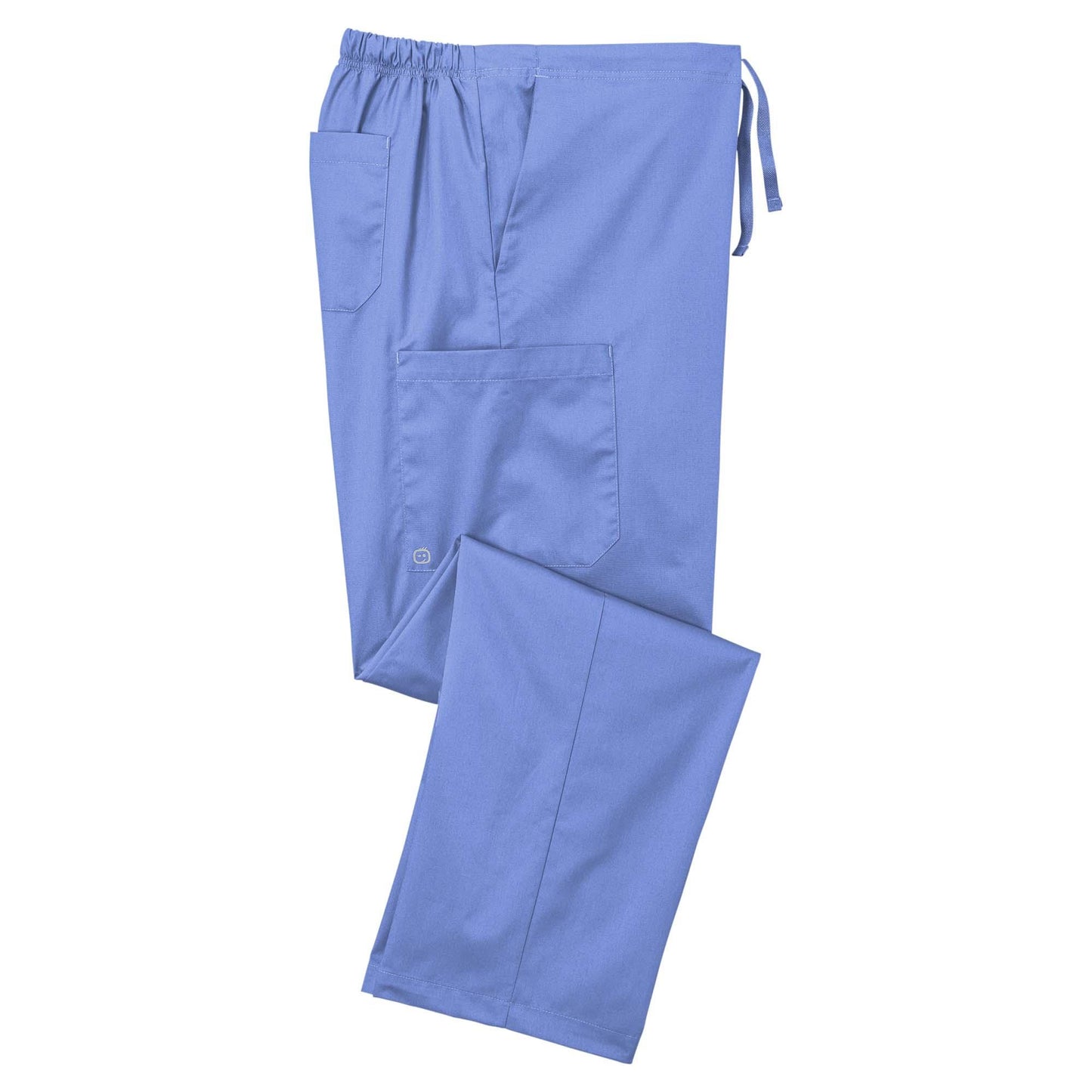 Black Scrub Pants - WonderWink - Comfortable Cargo Design