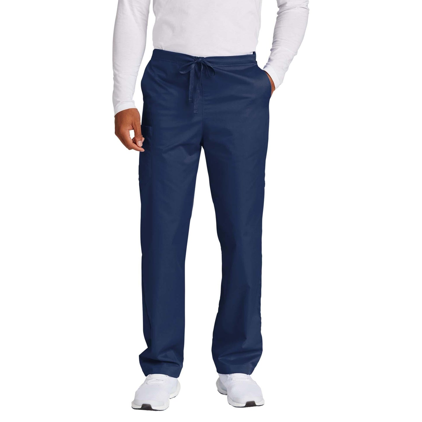 Black Scrub Pants - WonderWink - Comfortable Cargo Design