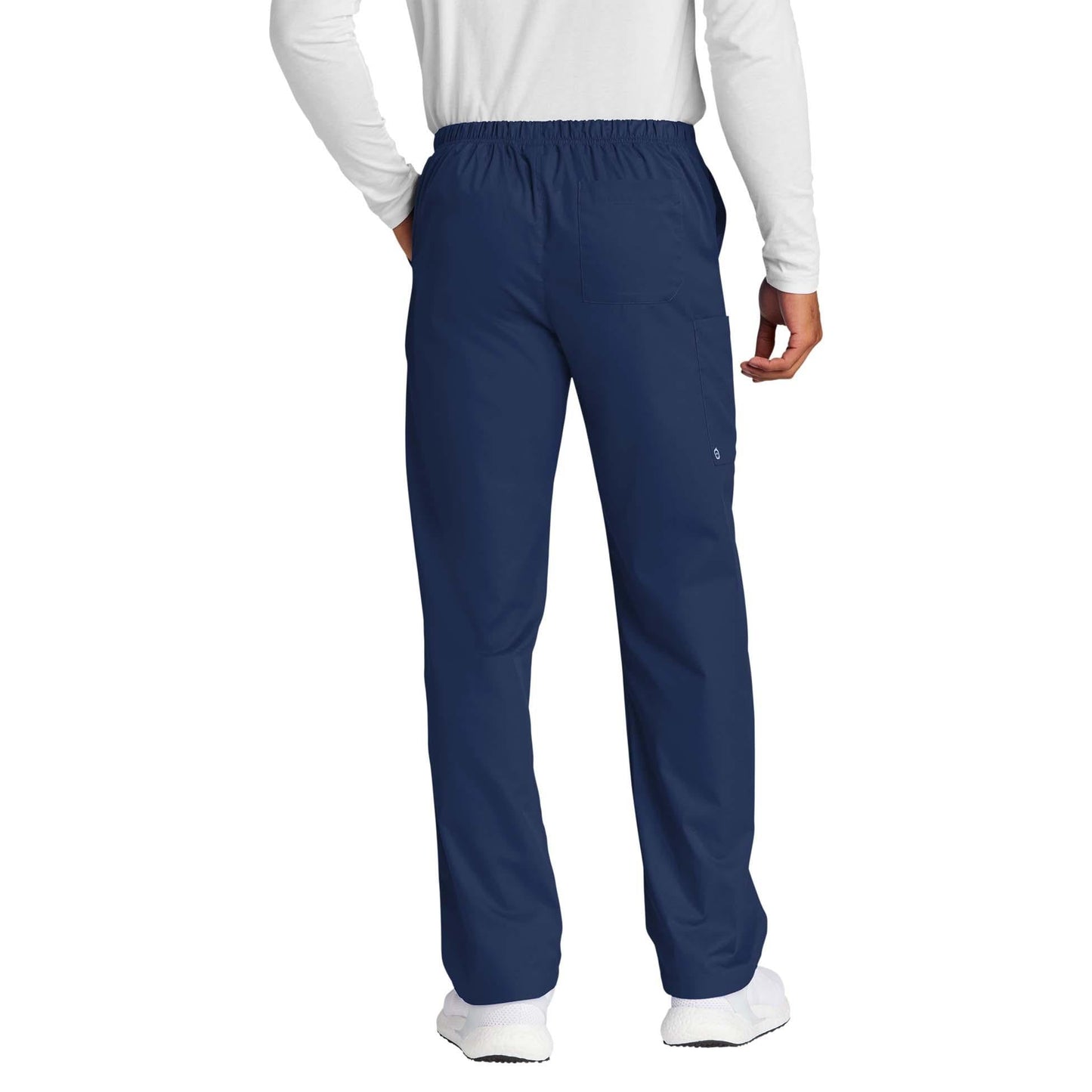 Black Scrub Pants - WonderWink - Comfortable Cargo Design