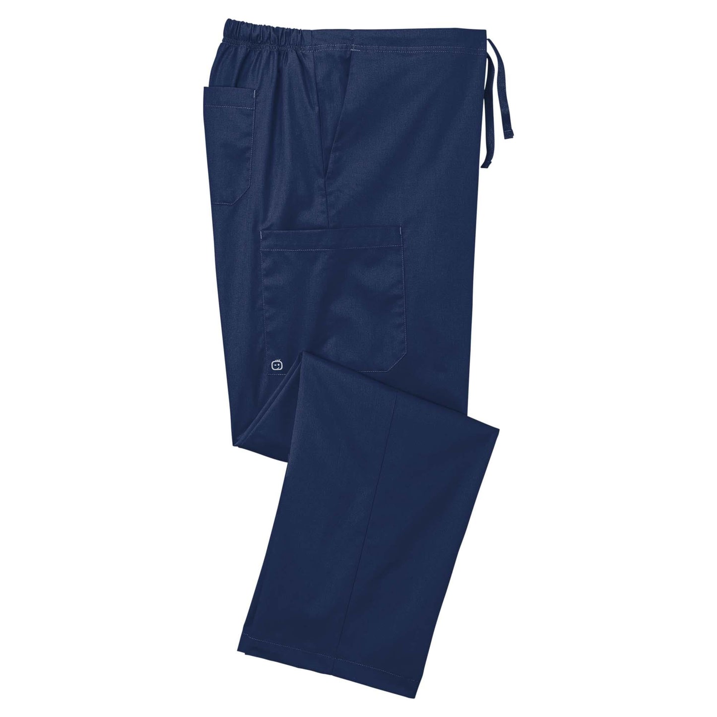 Black Scrub Pants - WonderWink - Comfortable Cargo Design