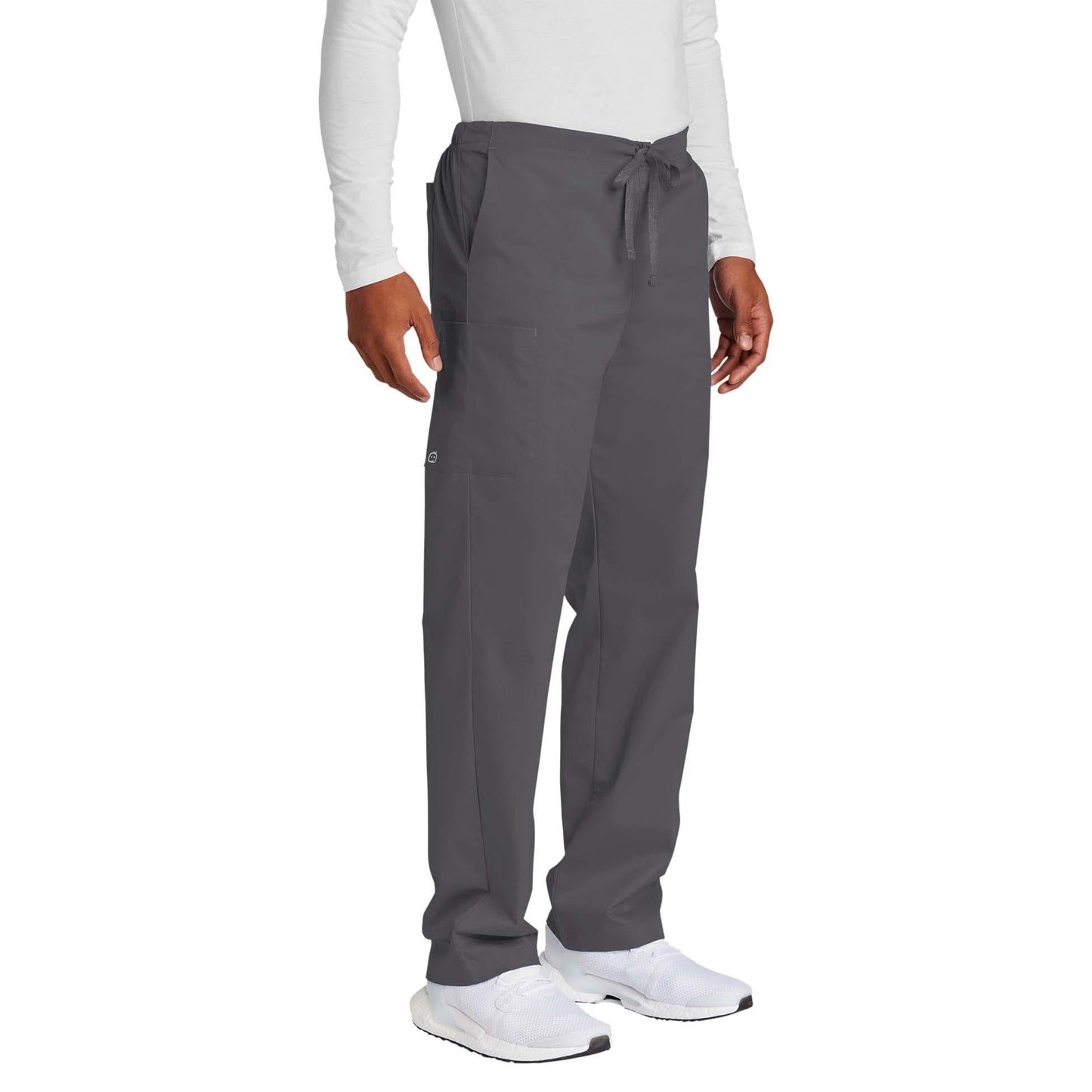 Black Scrub Pants - WonderWink - Comfortable Cargo Design