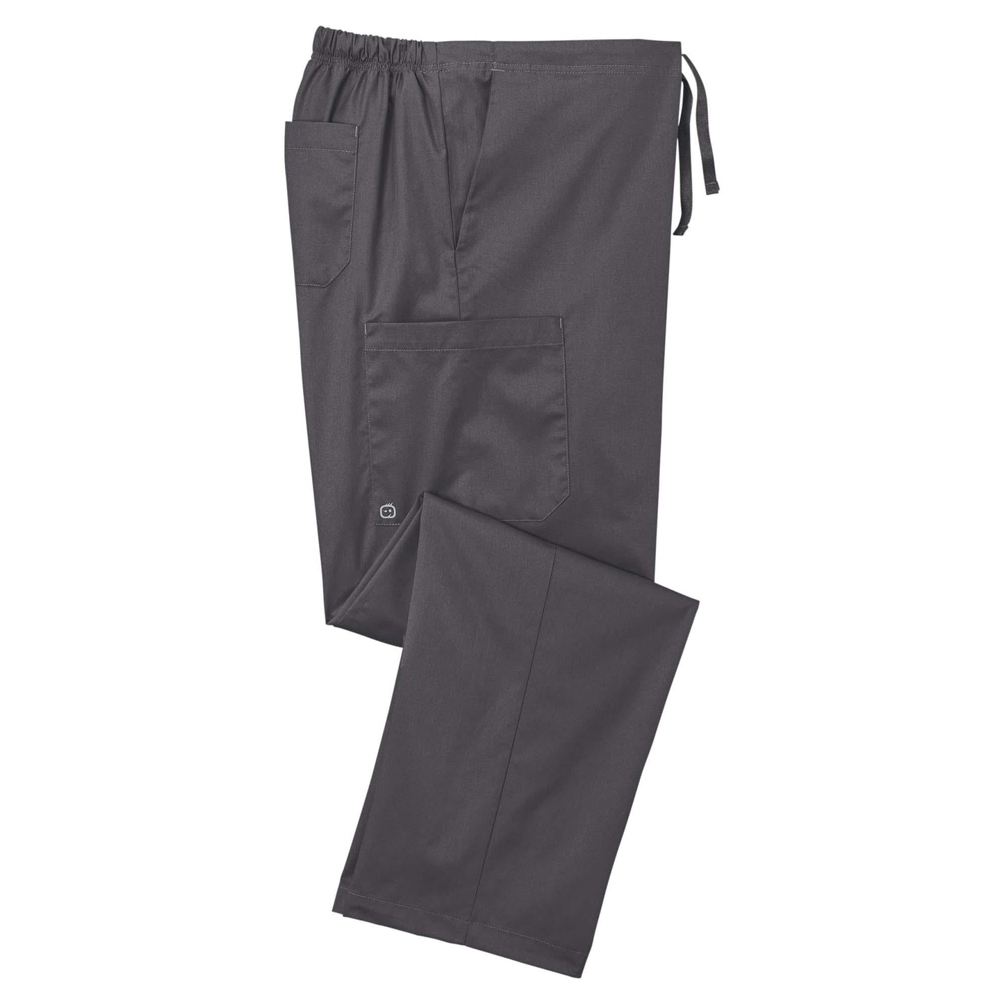 Black Scrub Pants - WonderWink - Comfortable Cargo Design