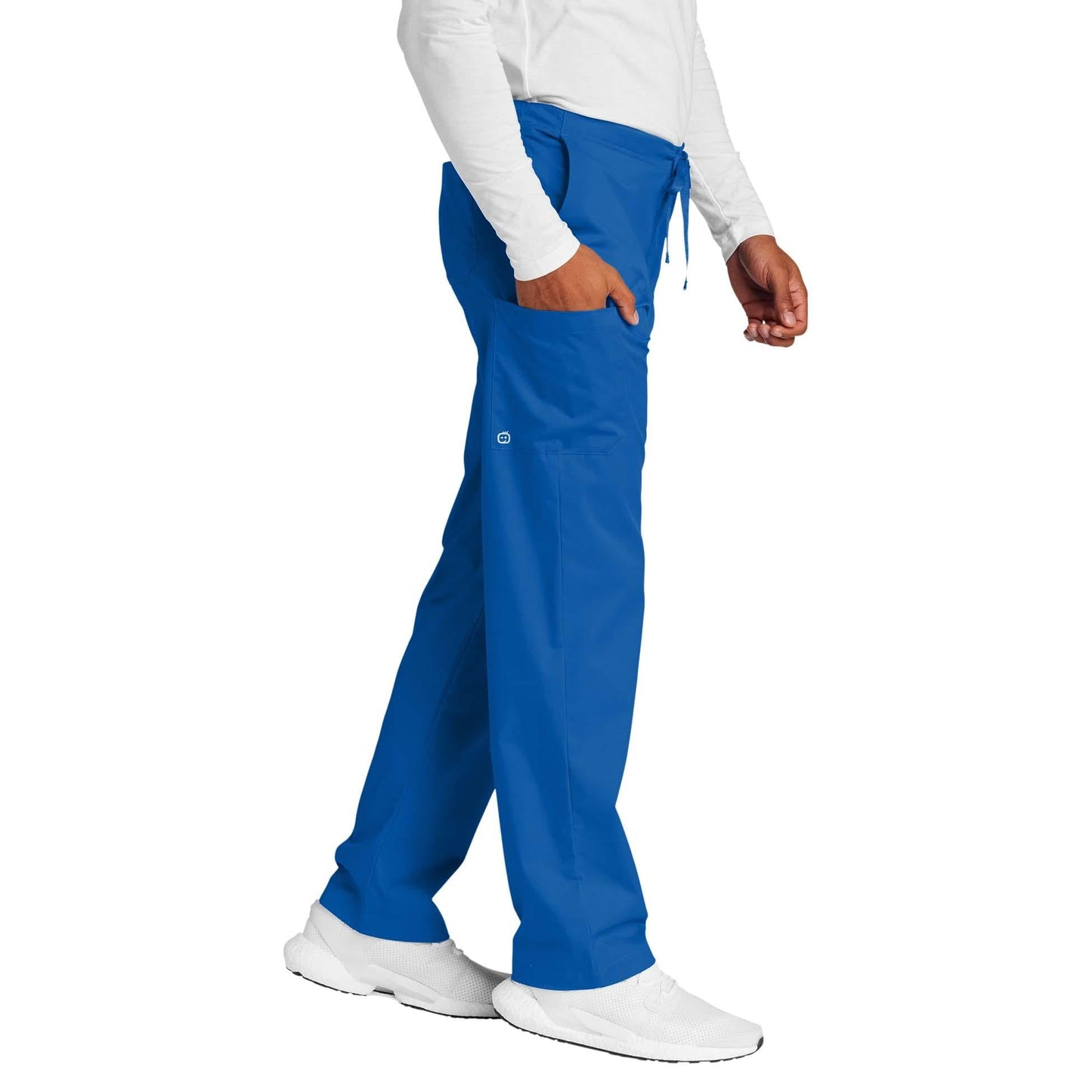 Black Scrub Pants - WonderWink - Comfortable Cargo Design