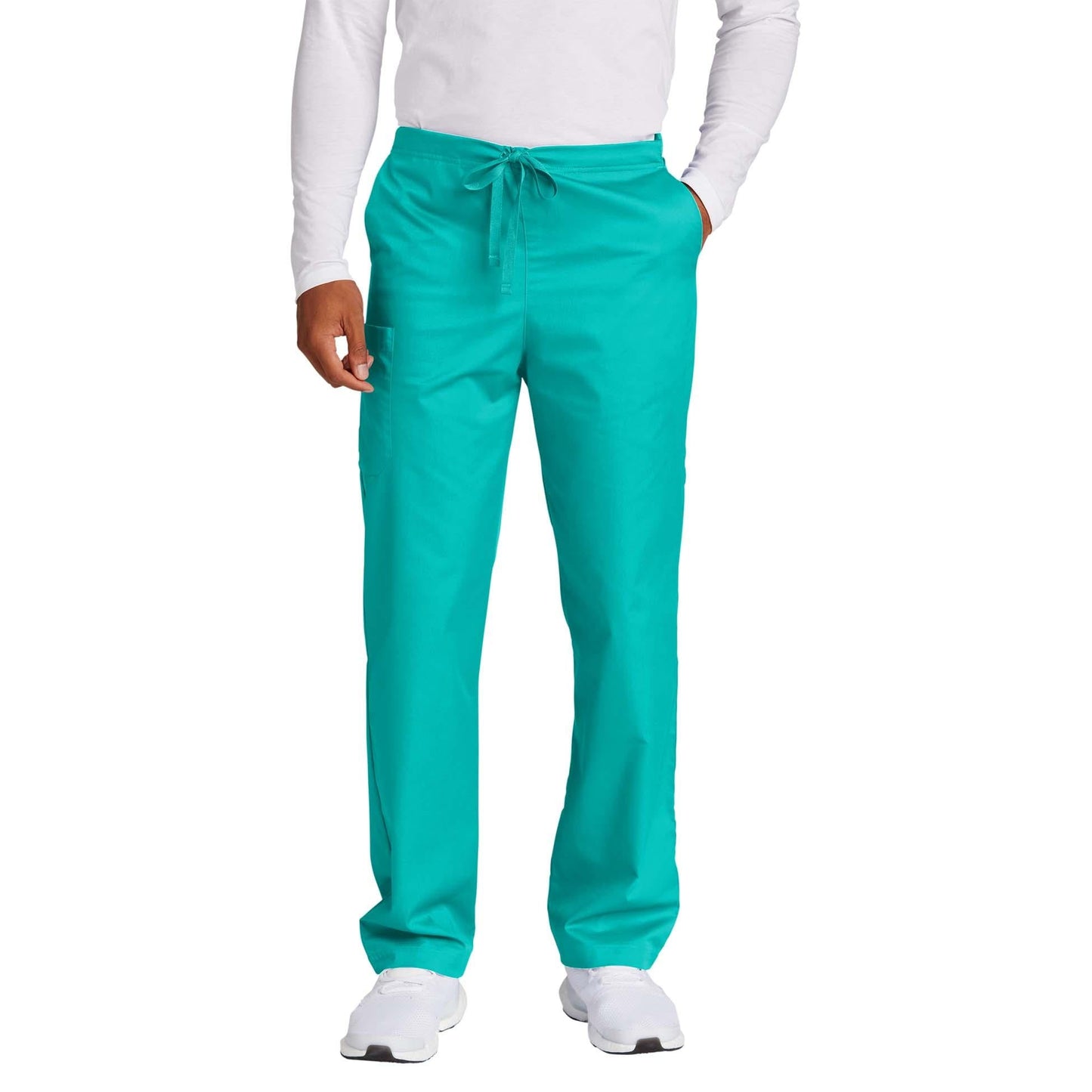Black Scrub Pants - WonderWink - Comfortable Cargo Design