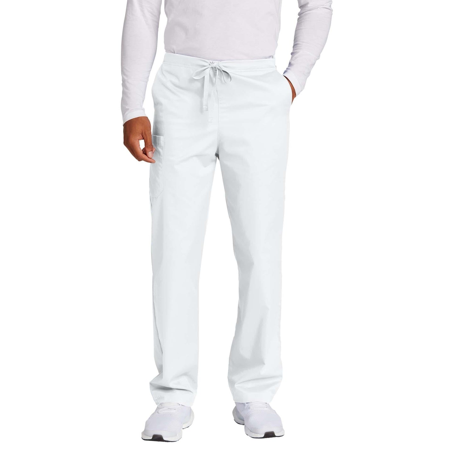 Black Scrub Pants - WonderWink - Comfortable Cargo Design