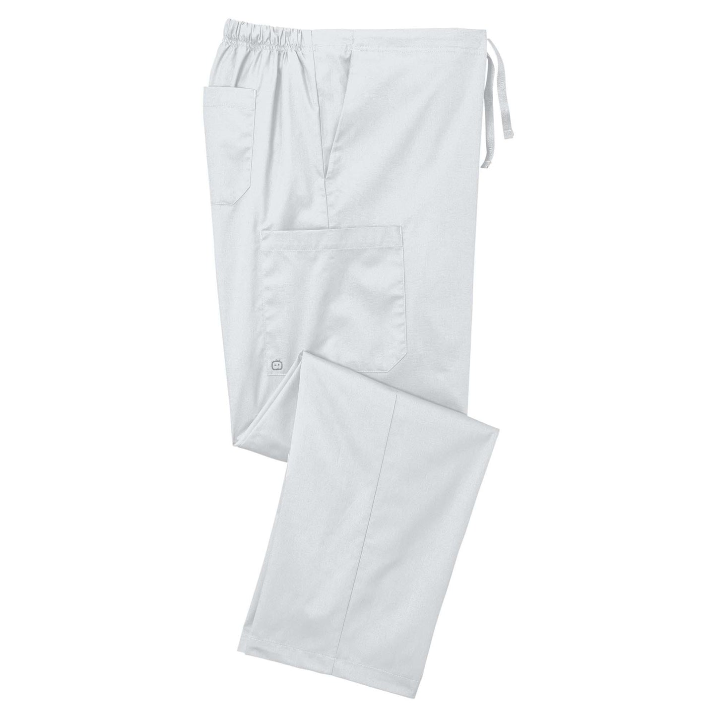 Black Scrub Pants - WonderWink - Comfortable Cargo Design