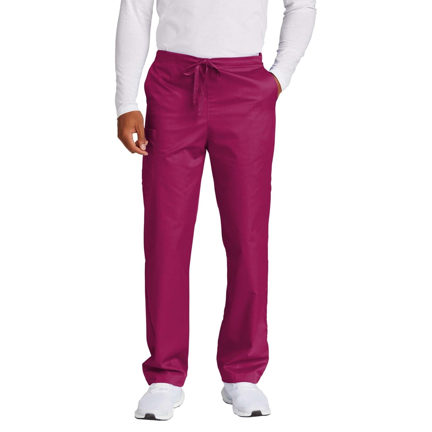 Black Scrub Pants - WonderWink - Comfortable Cargo Design