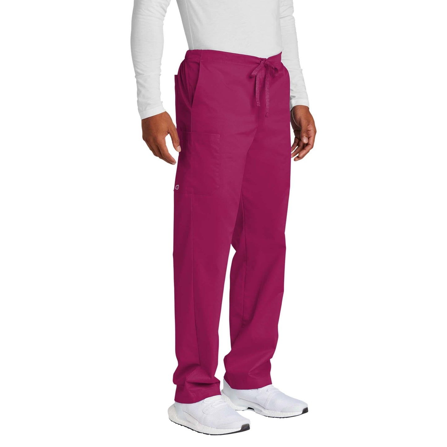 Black Scrub Pants - WonderWink - Comfortable Cargo Design