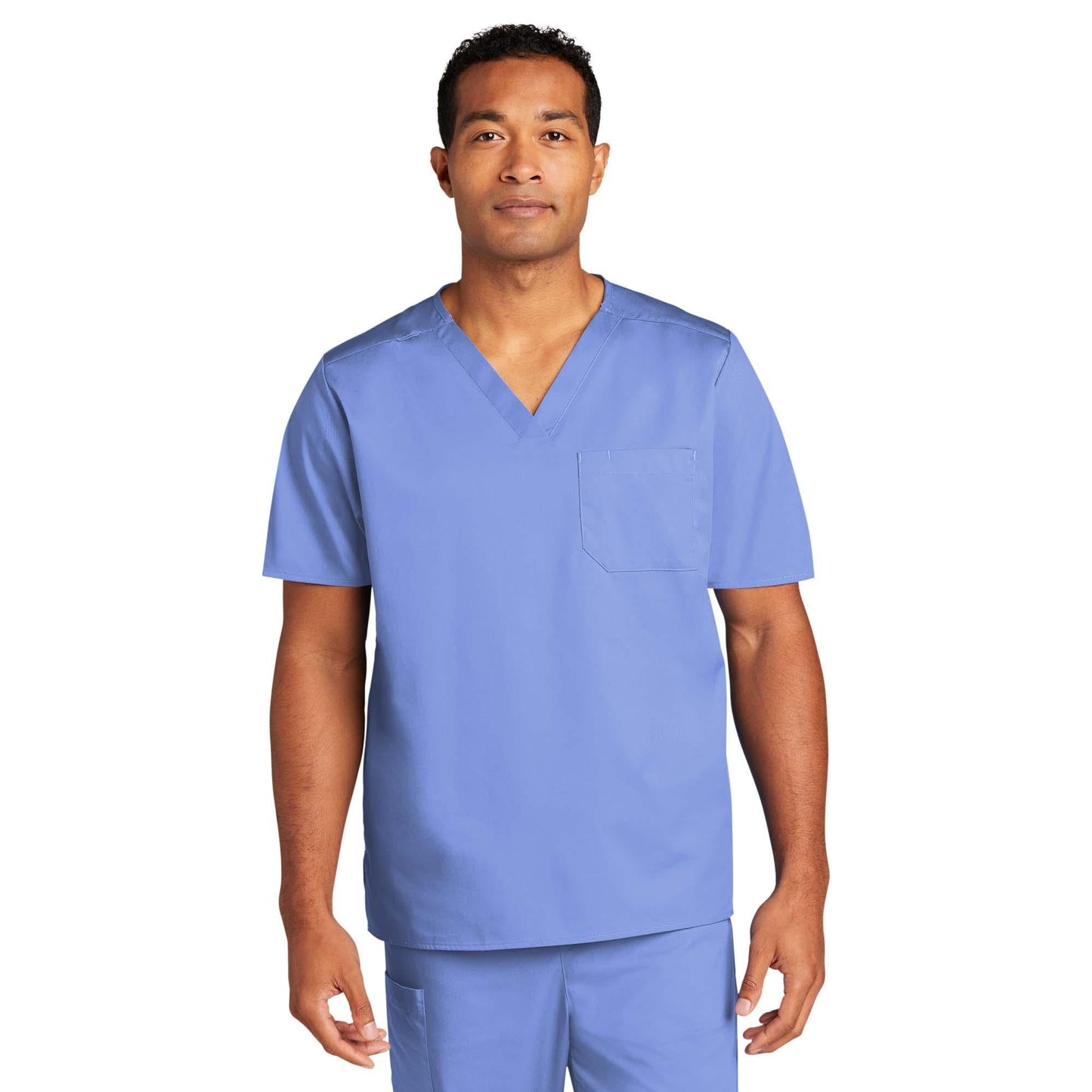 Black Scrub Tops - WonderWink - Comfortable V-Neck