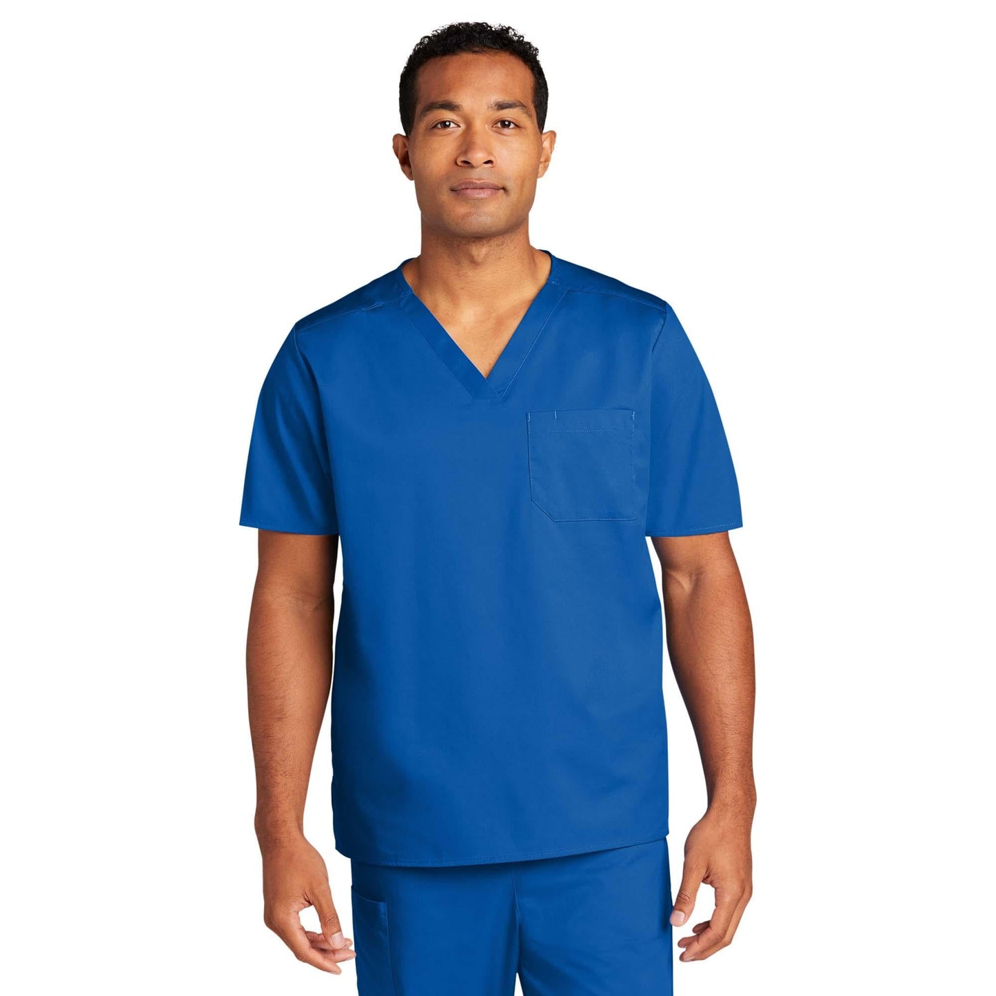 Black Scrub Tops - WonderWink - Comfortable V-Neck