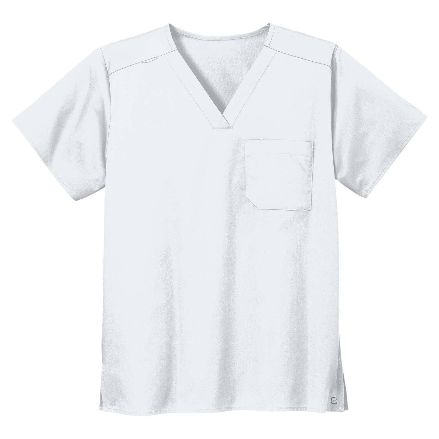Black Scrub Tops - WonderWink - Comfortable V-Neck