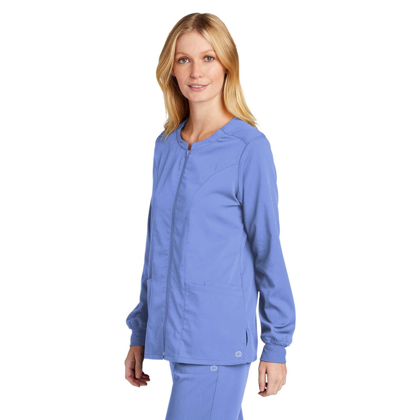 Black Scrub Jacket - WonderWink - Modern Fit