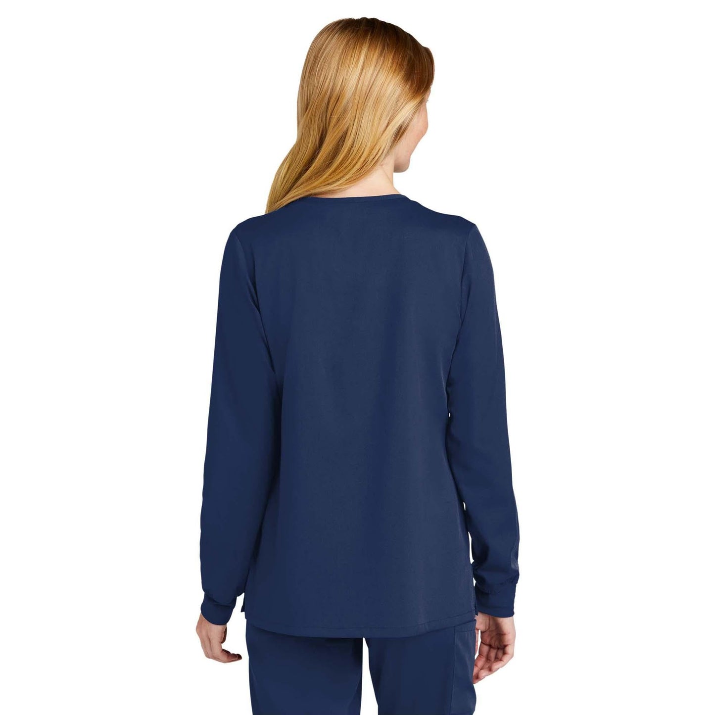 Black Scrub Jacket - WonderWink - Modern Fit
