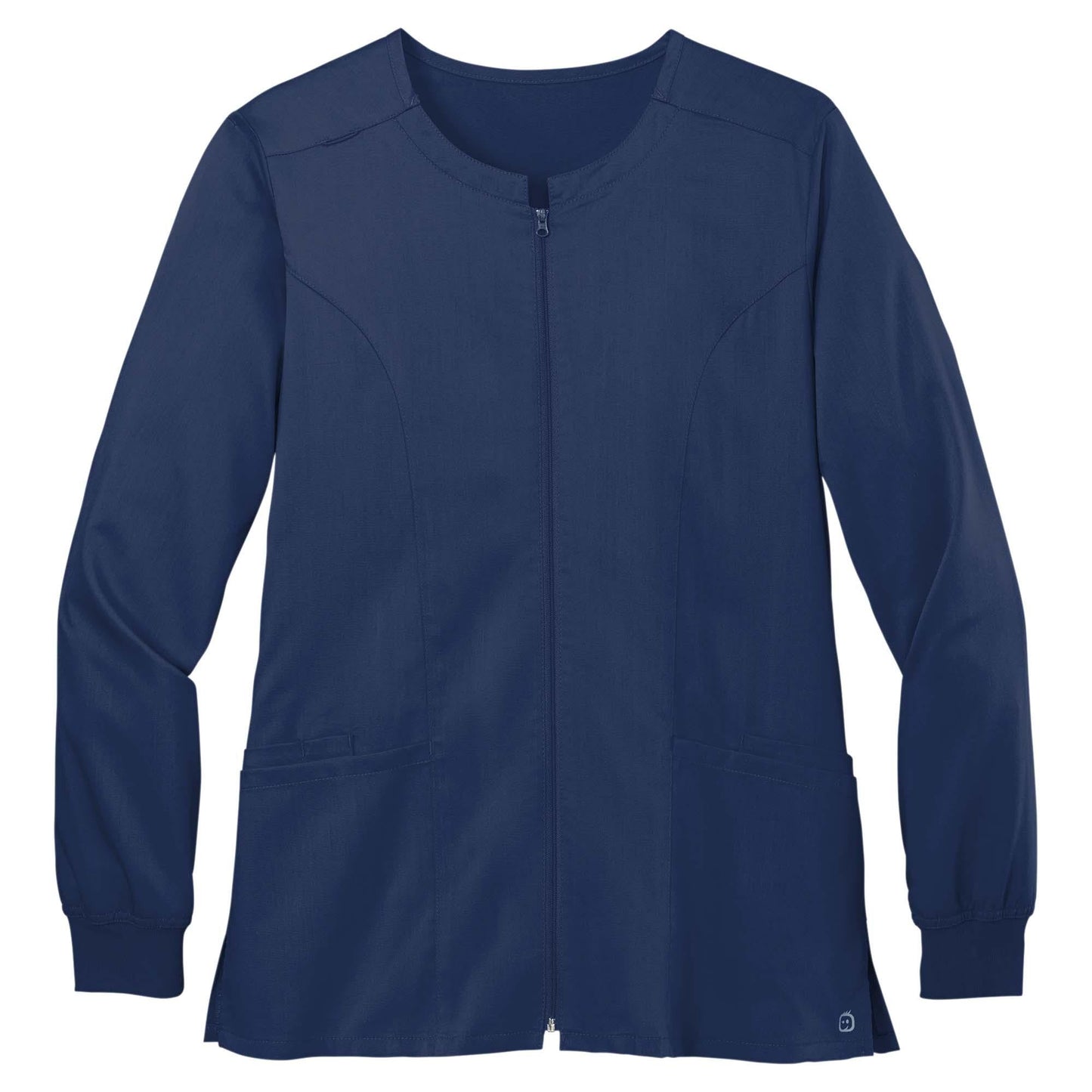 Black Scrub Jacket - WonderWink - Modern Fit