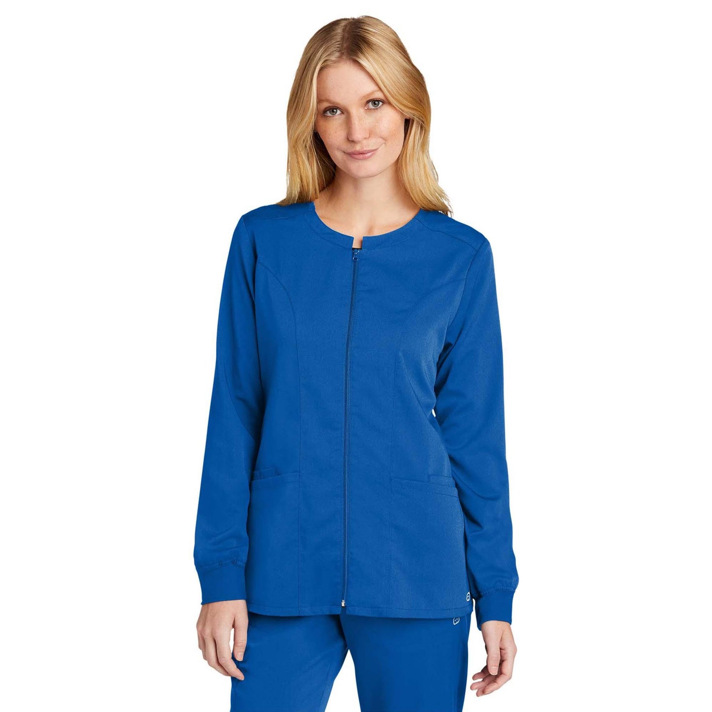 Black Scrub Jacket - WonderWink - Modern Fit