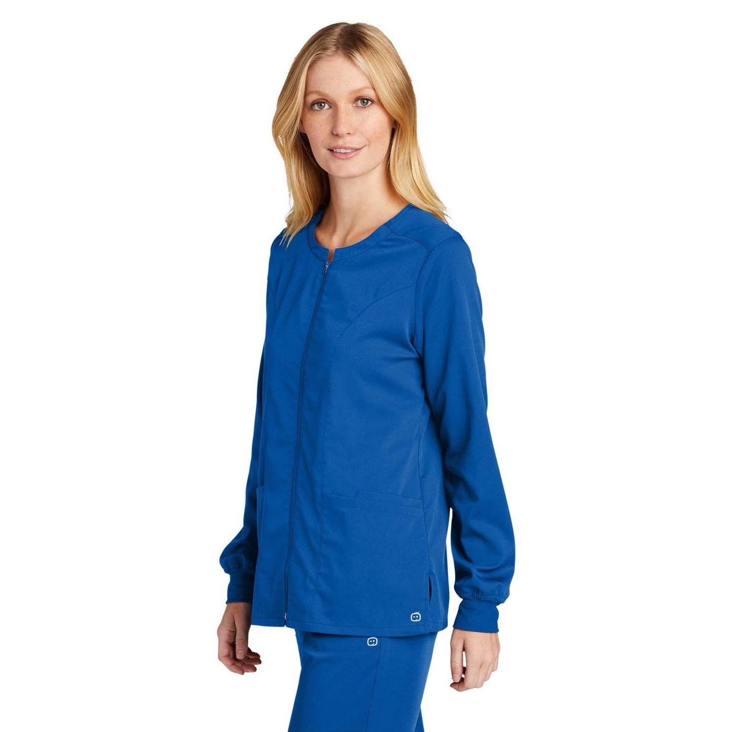 Black Scrub Jacket - WonderWink - Modern Fit