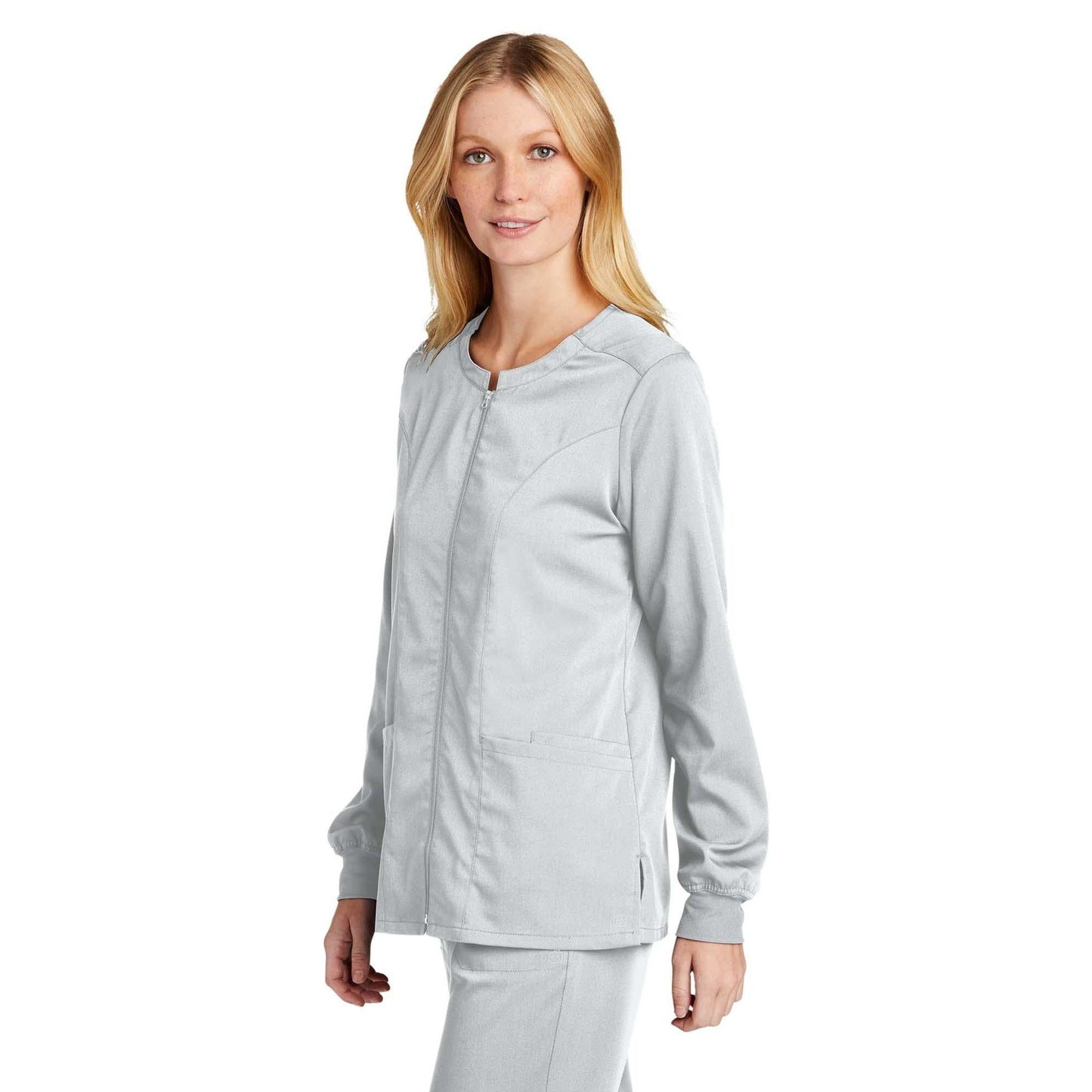 Black Scrub Jacket - WonderWink - Modern Fit
