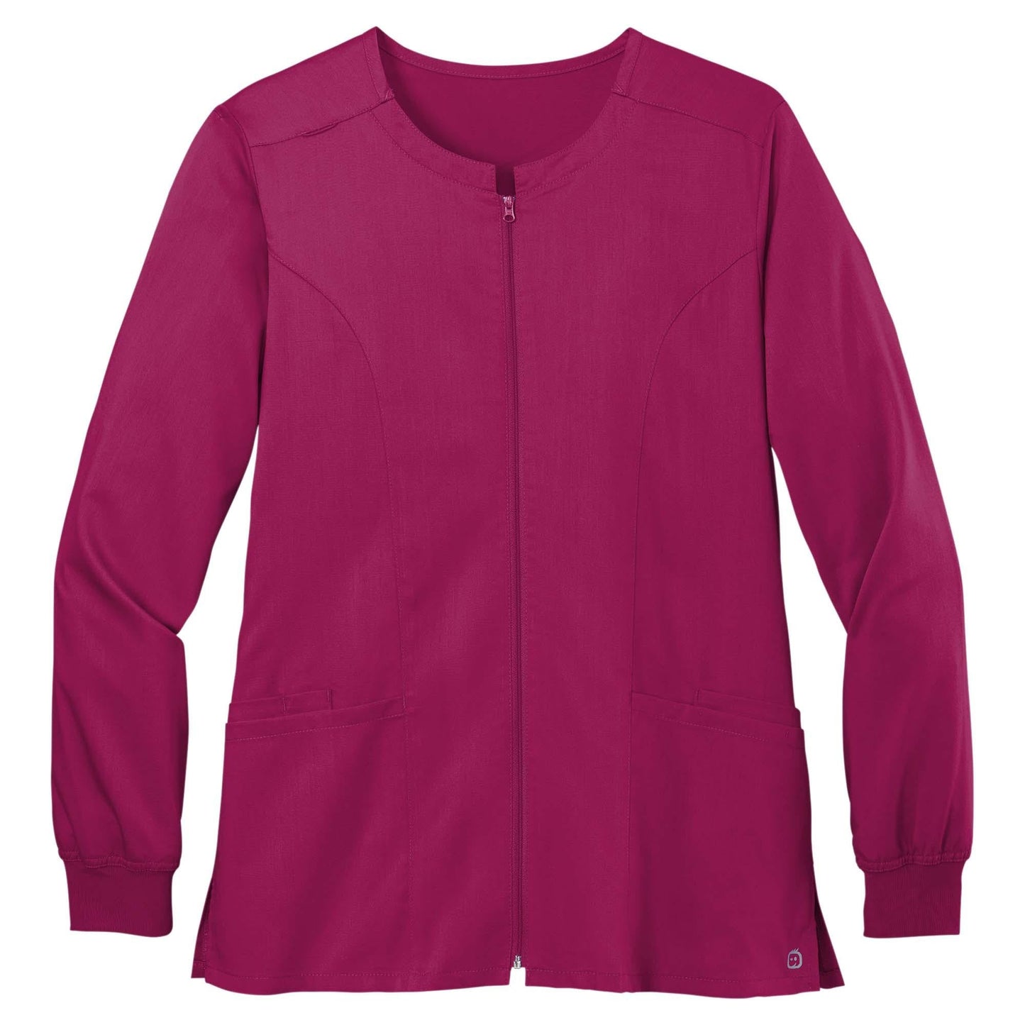 Black Scrub Jacket - WonderWink - Modern Fit