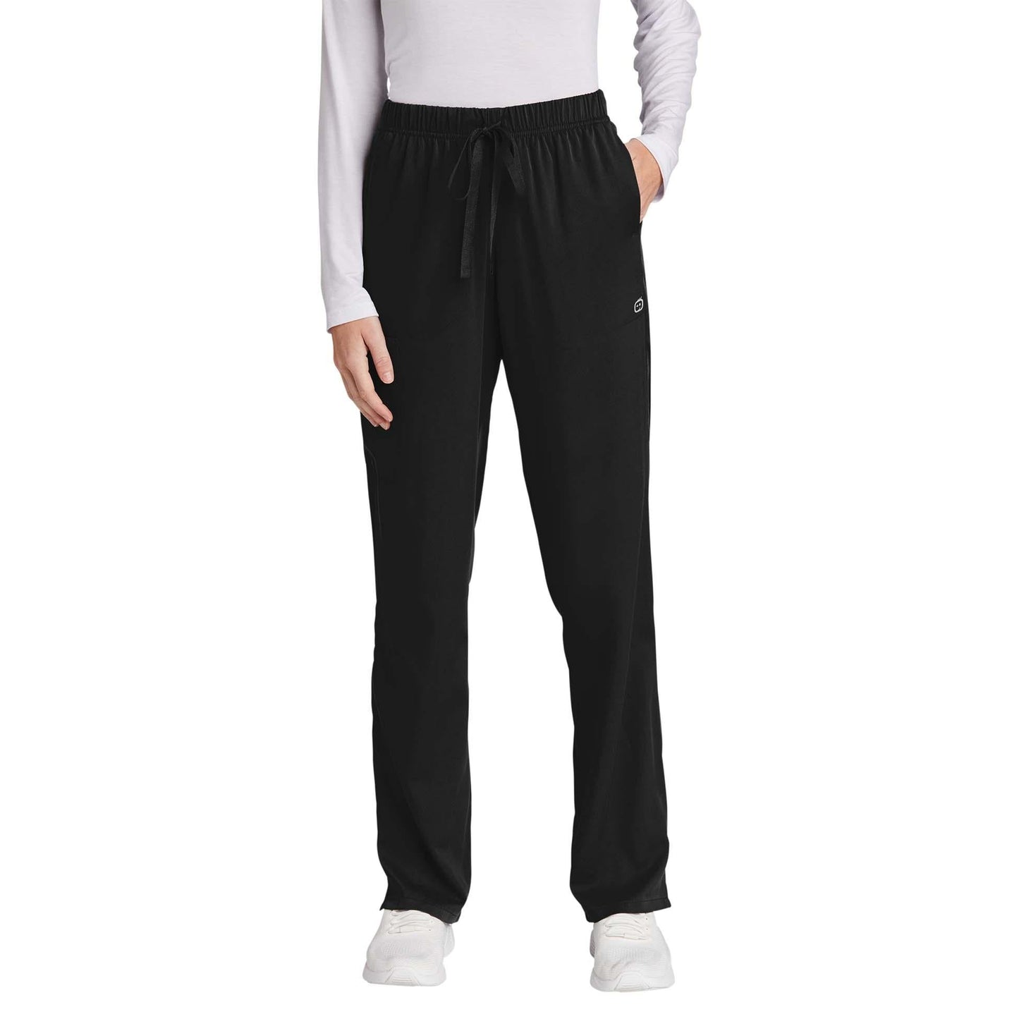 Black Scrub Pants - WonderWink - Comfortable Flex Design