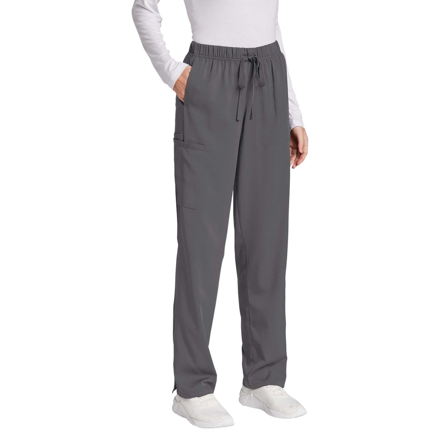 Black Scrub Pants - WonderWink - Comfortable Flex Design