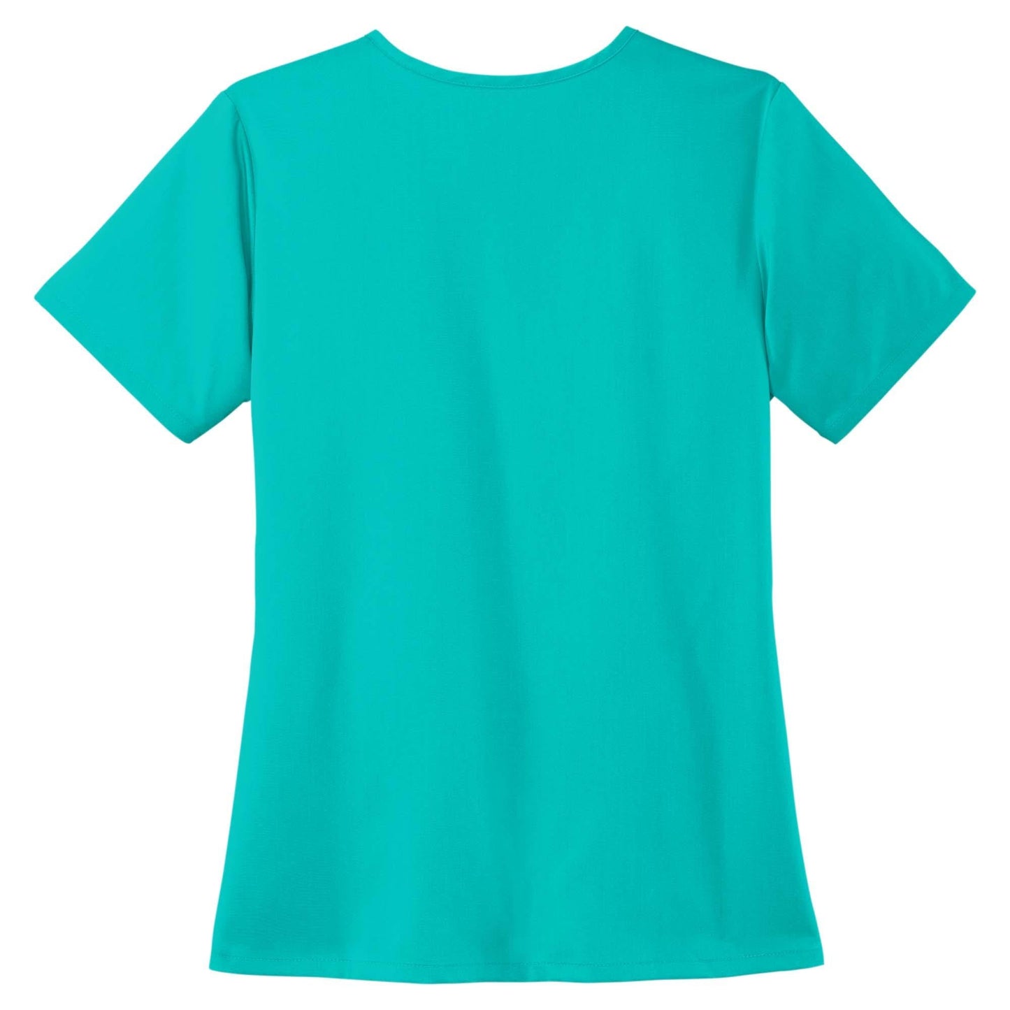 Black Scrub Tops - WonderWink - Stylish Mock Wrap