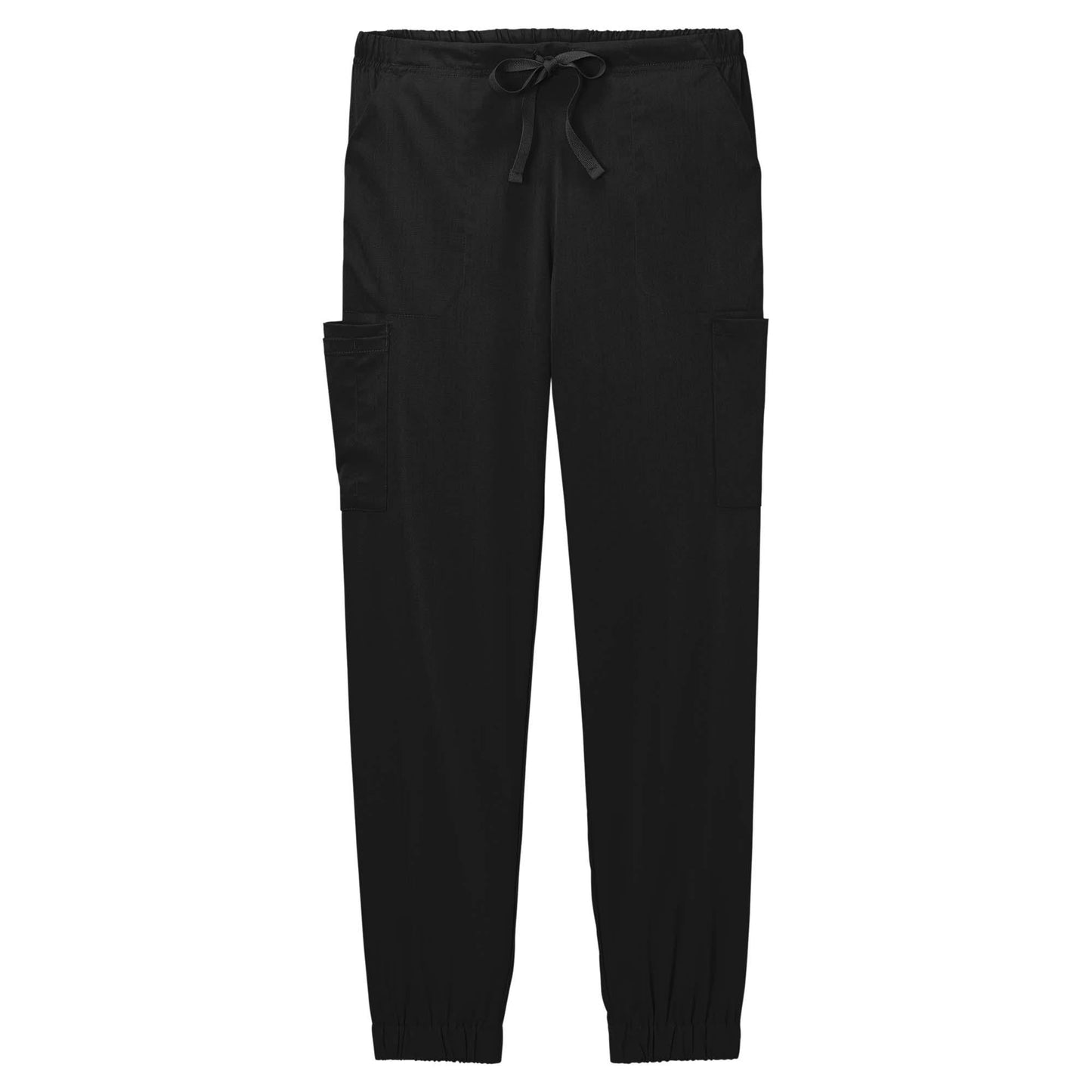 Black Scrub Pants - WonderWink - Modern Jogger Fit