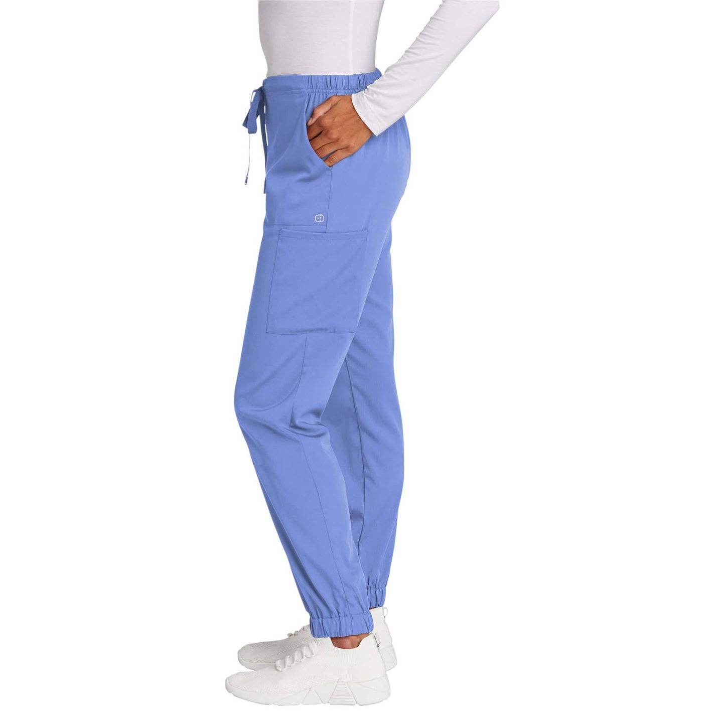 Black Scrub Pants - WonderWink - Modern Jogger Fit